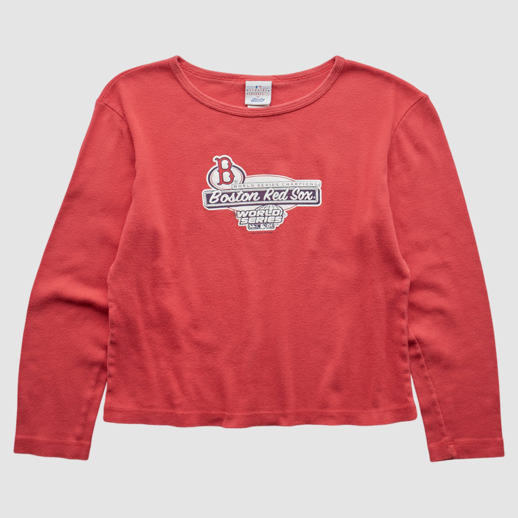 Boston Red Sox MLB 2004 Long Sleeve T-shirt - Red - S