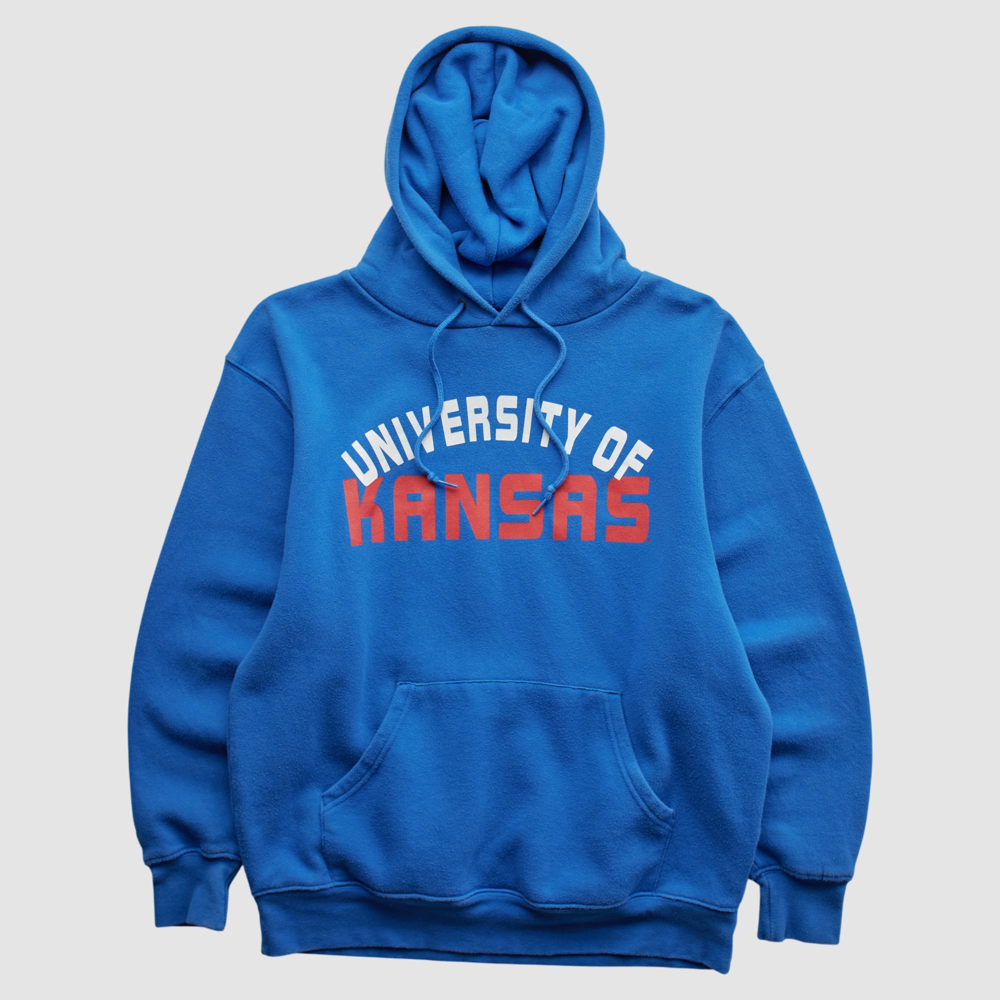 Kansas Jayhawks Jansport 2000s Hooded Pullover Sweatshirt - Blue - S