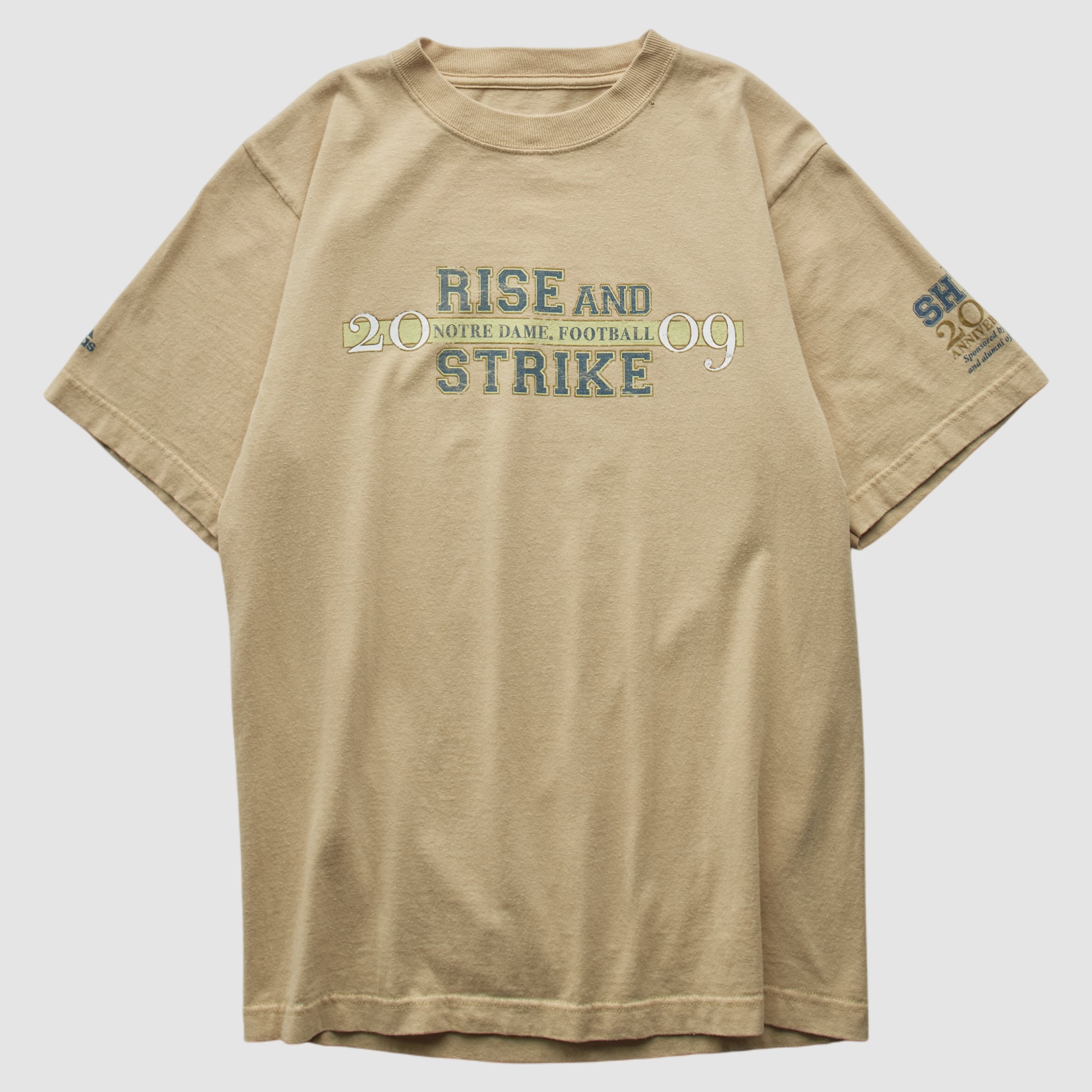 Notre Dame Fighting Irish Adidas 2009 T-shirt - Tan - XXS