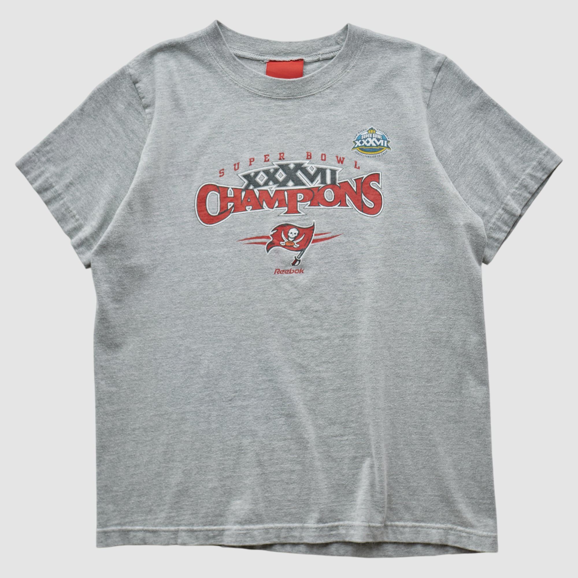 Tampa Bay Buccaneers Reebok 2003 T-shirt - Heather Gray - XS