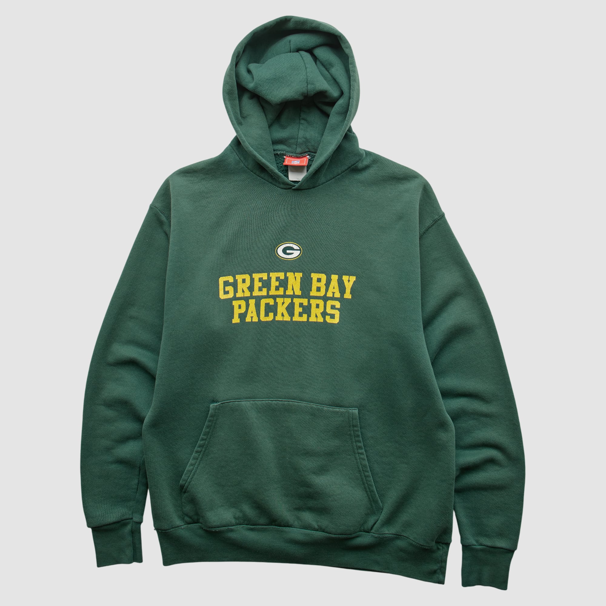 Green Bay Packers NFL 2000s Hooded Pullover Sweatshirt - Green - S