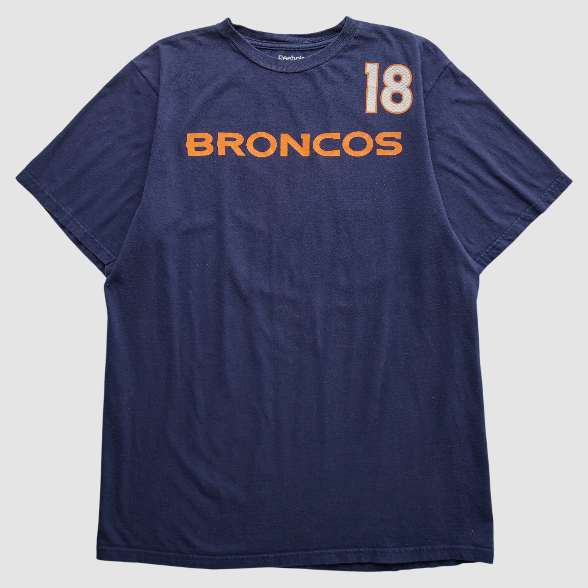 Denver Broncos Reebok 2000s T-shirt - Navy - S