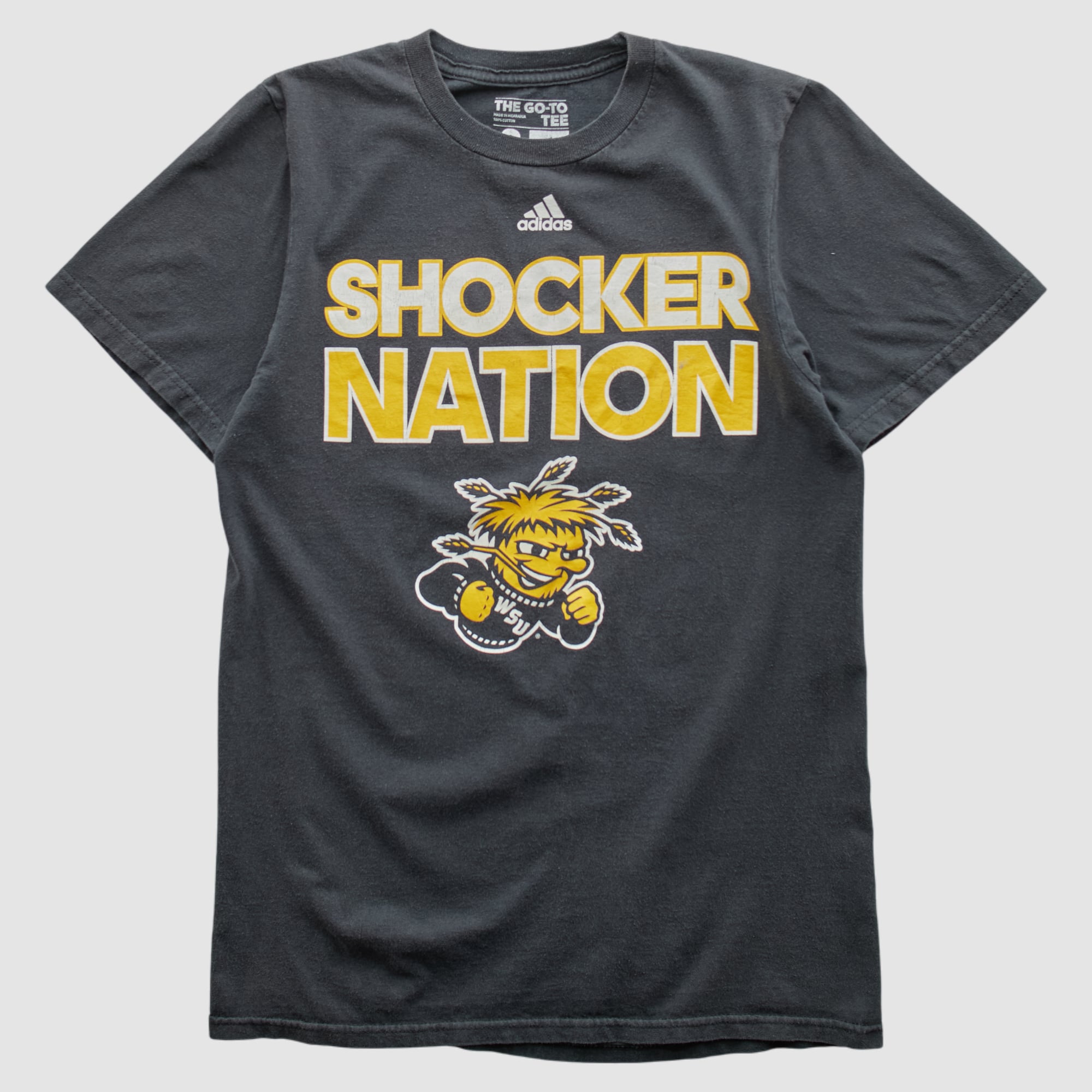 Wichita State Shockers Adidas 2010s T-shirt - Black - S