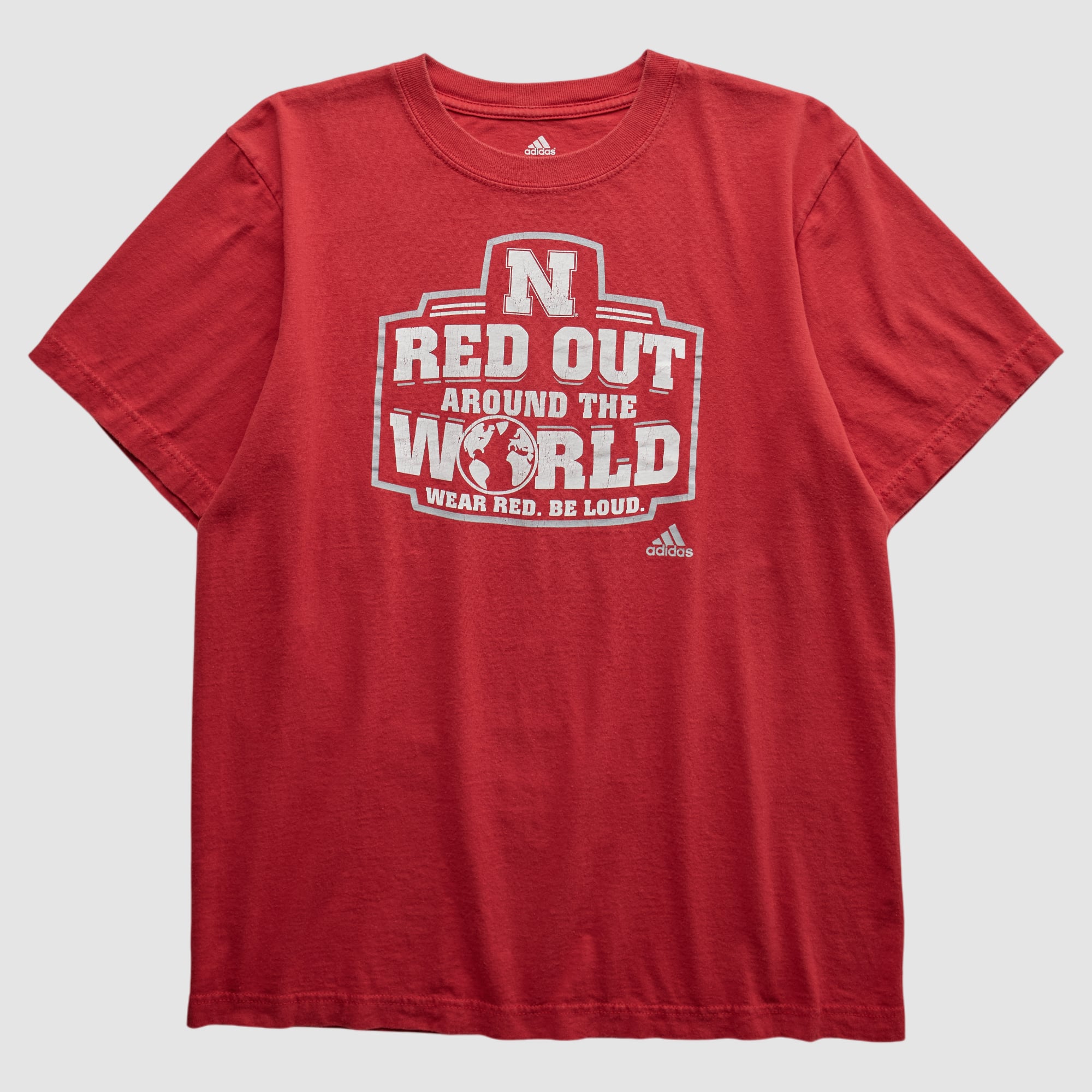 Nebraska Huskers Adidas 2010s T-shirt - Red - S