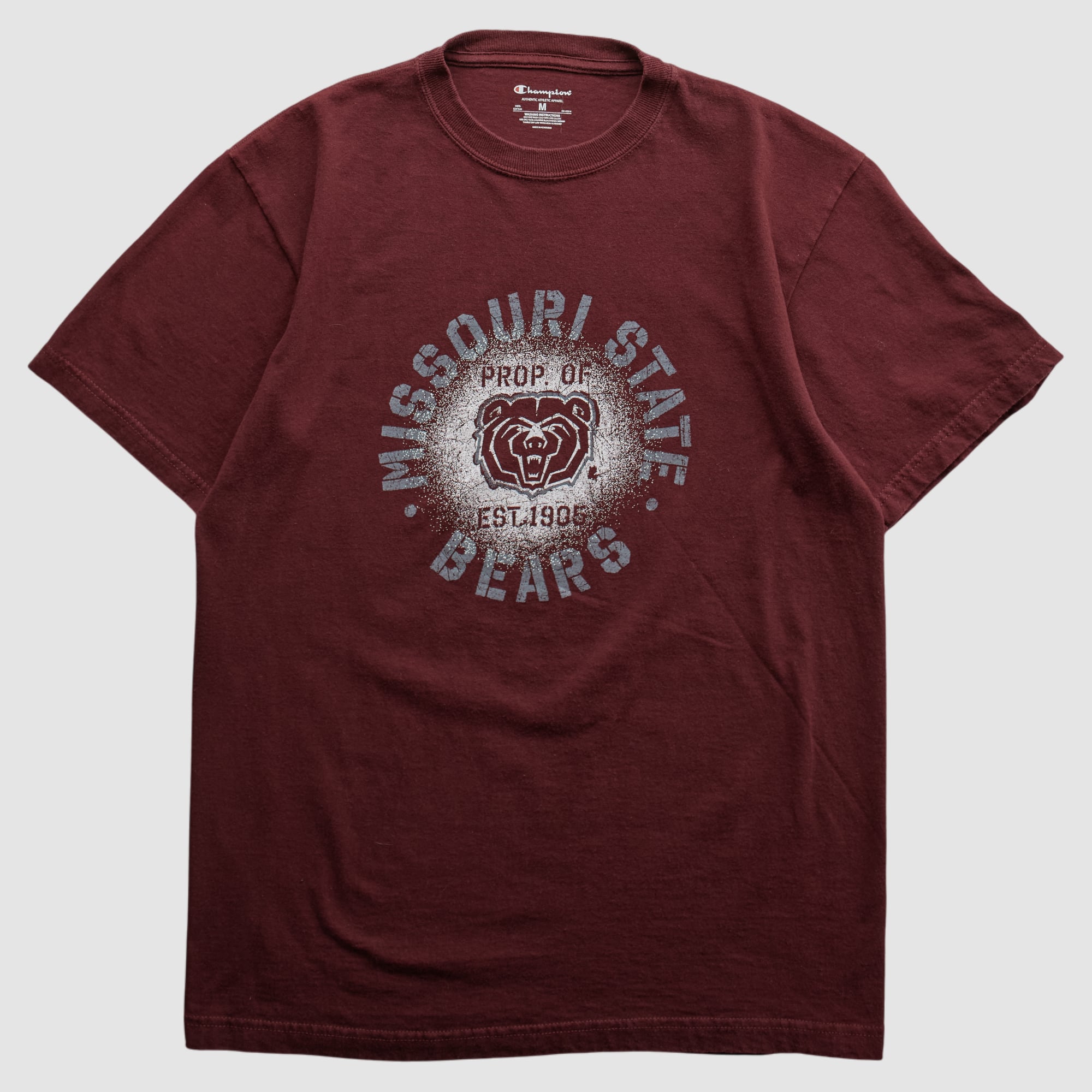 Missouri State University Bears Champion 2010s T-shirt - Maroon - S