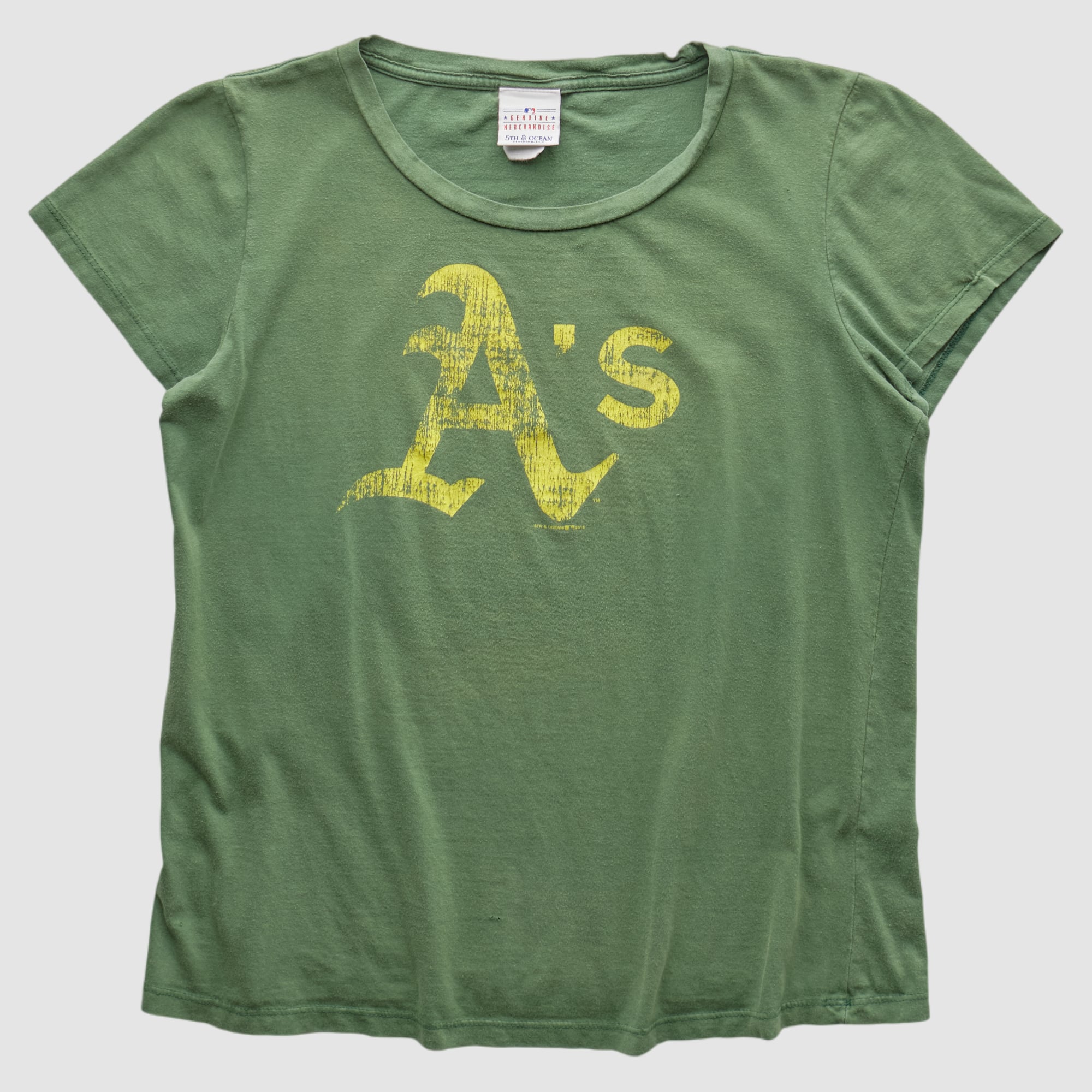 Oakland Athletics MLB Genuine Merchandise 2010s T-shirt - Green - S