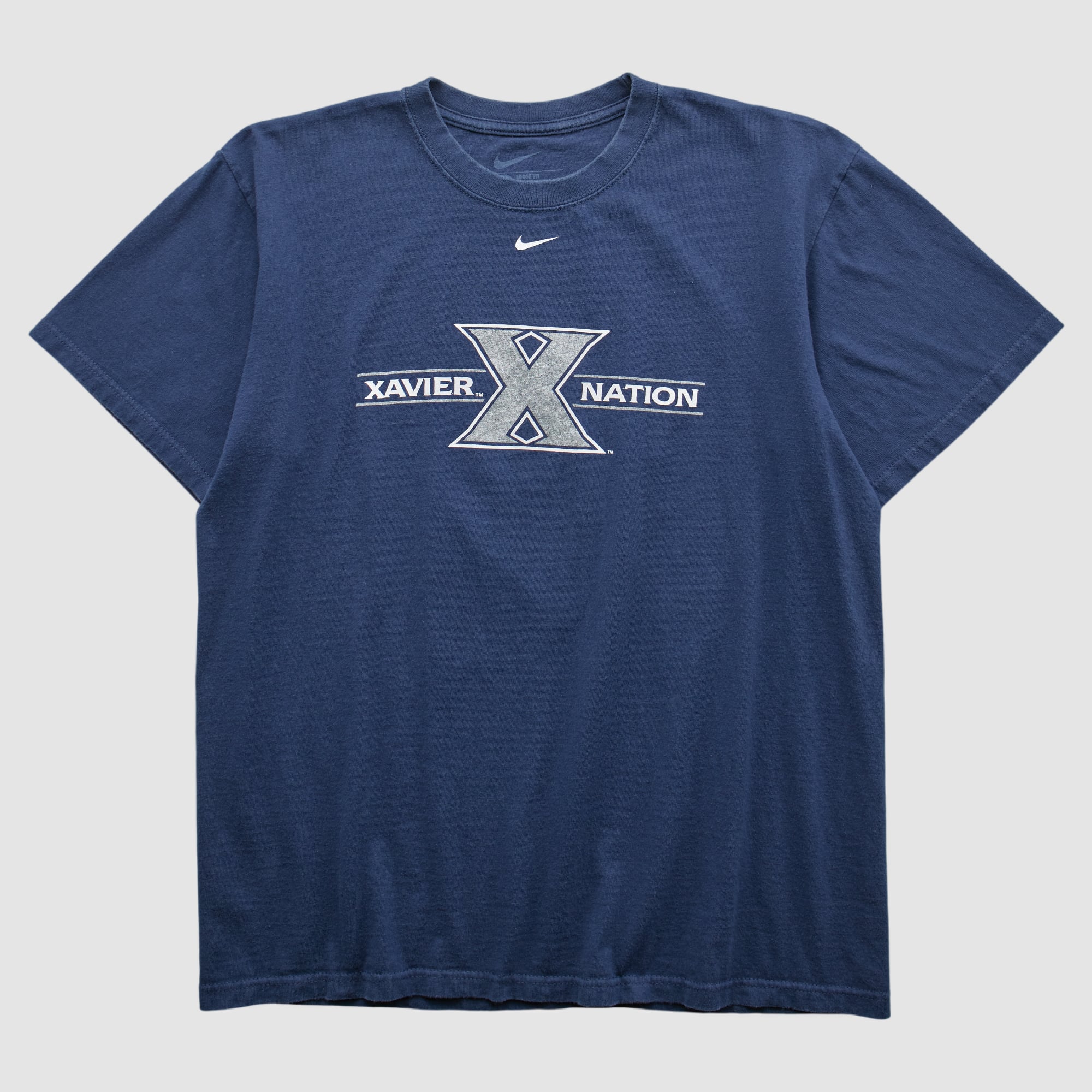 Xavier Musketeers Nike 2000s T-shirt - Navy - S