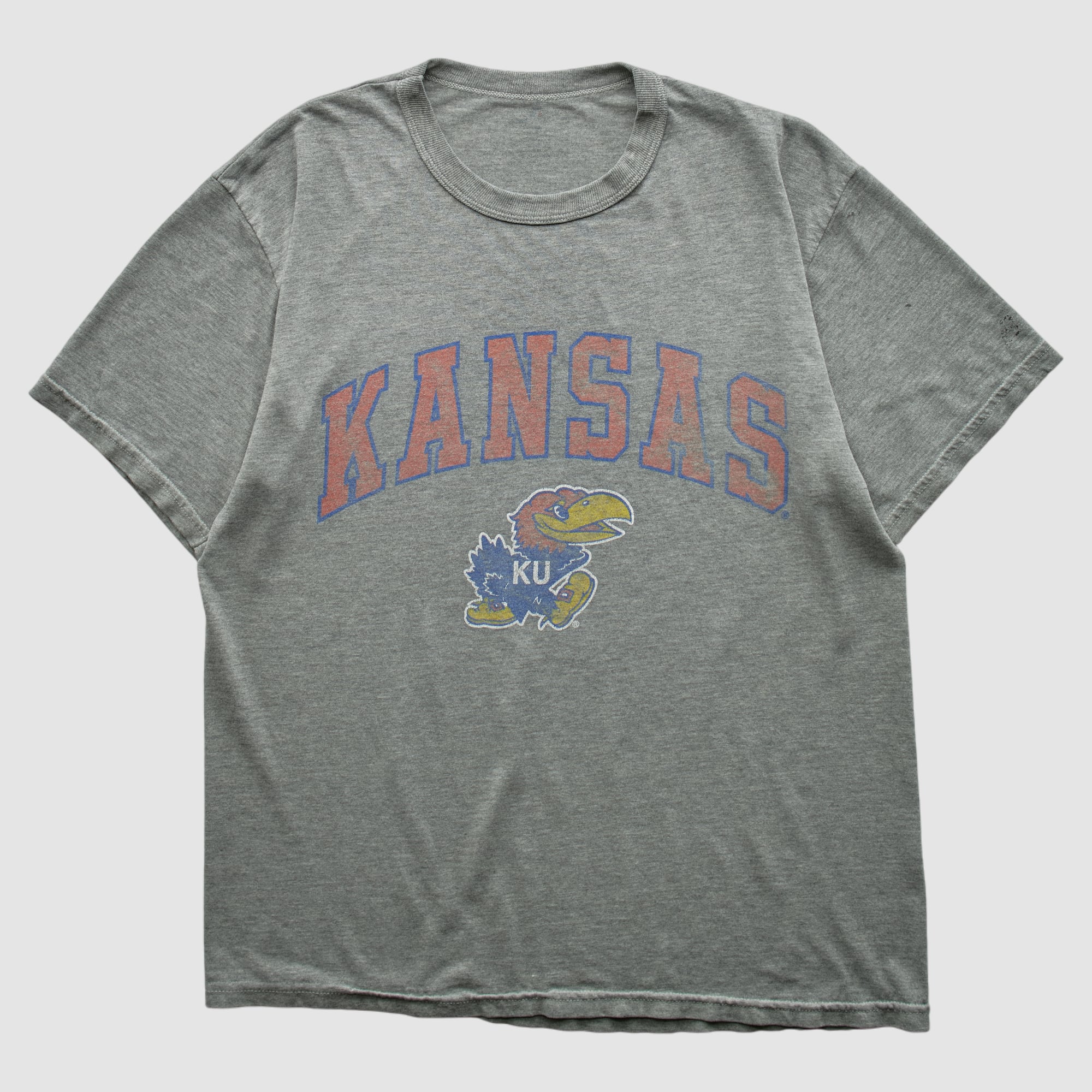 Kansas Jayhawks 2000s T-shirt - Heather Gray - S