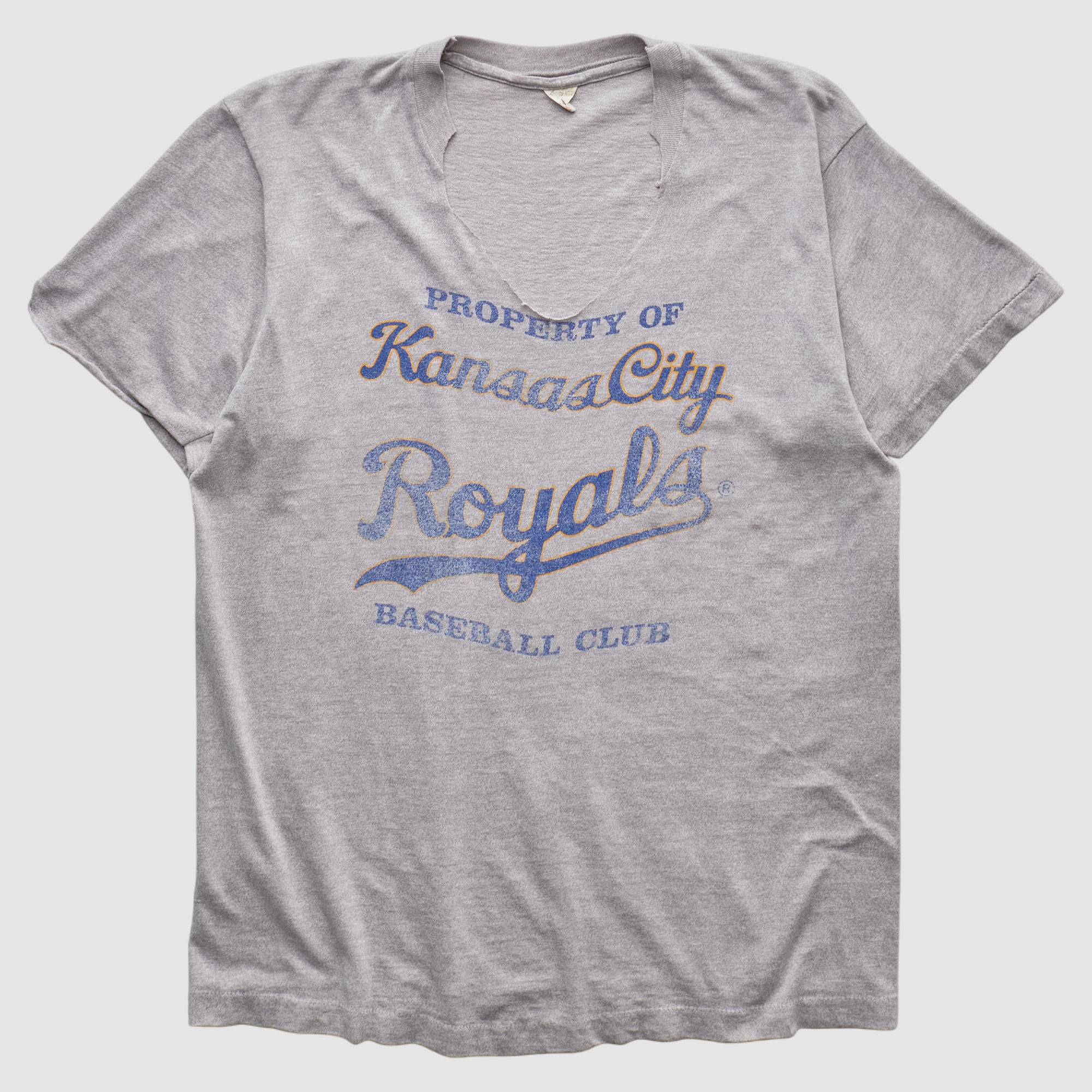 Kansas City Royals 80s T-shirt - Heather Gray - S