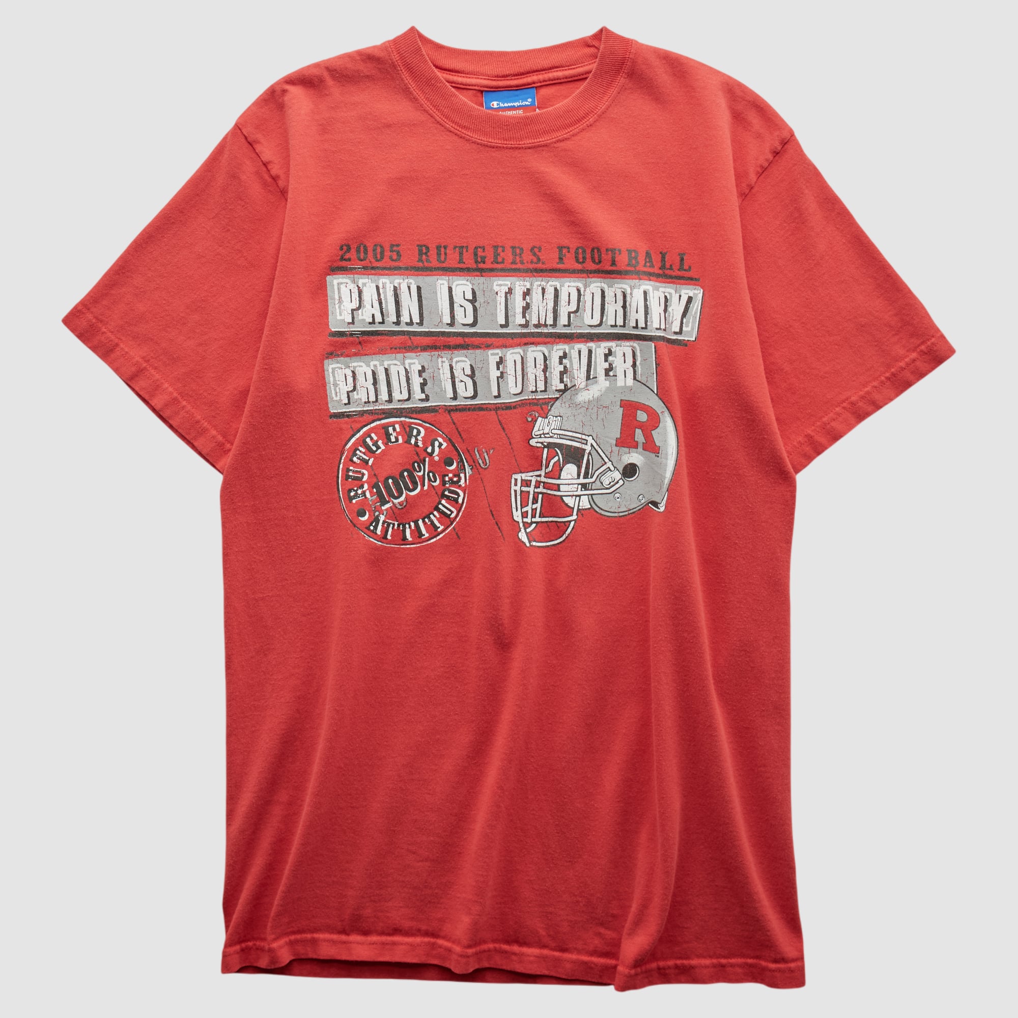 Rutgers Scarlet Knights Champion 2005 T-shirt - Red - S
