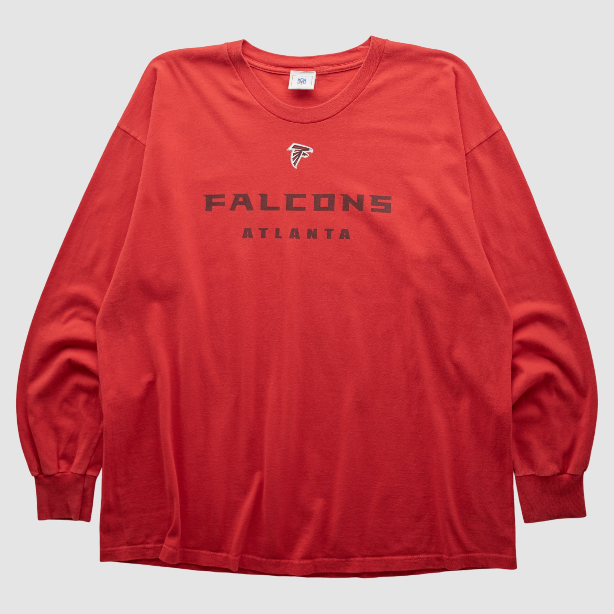 Atlanta Falcons NFL 2000s Long Sleeve T-shirt - Red - XL