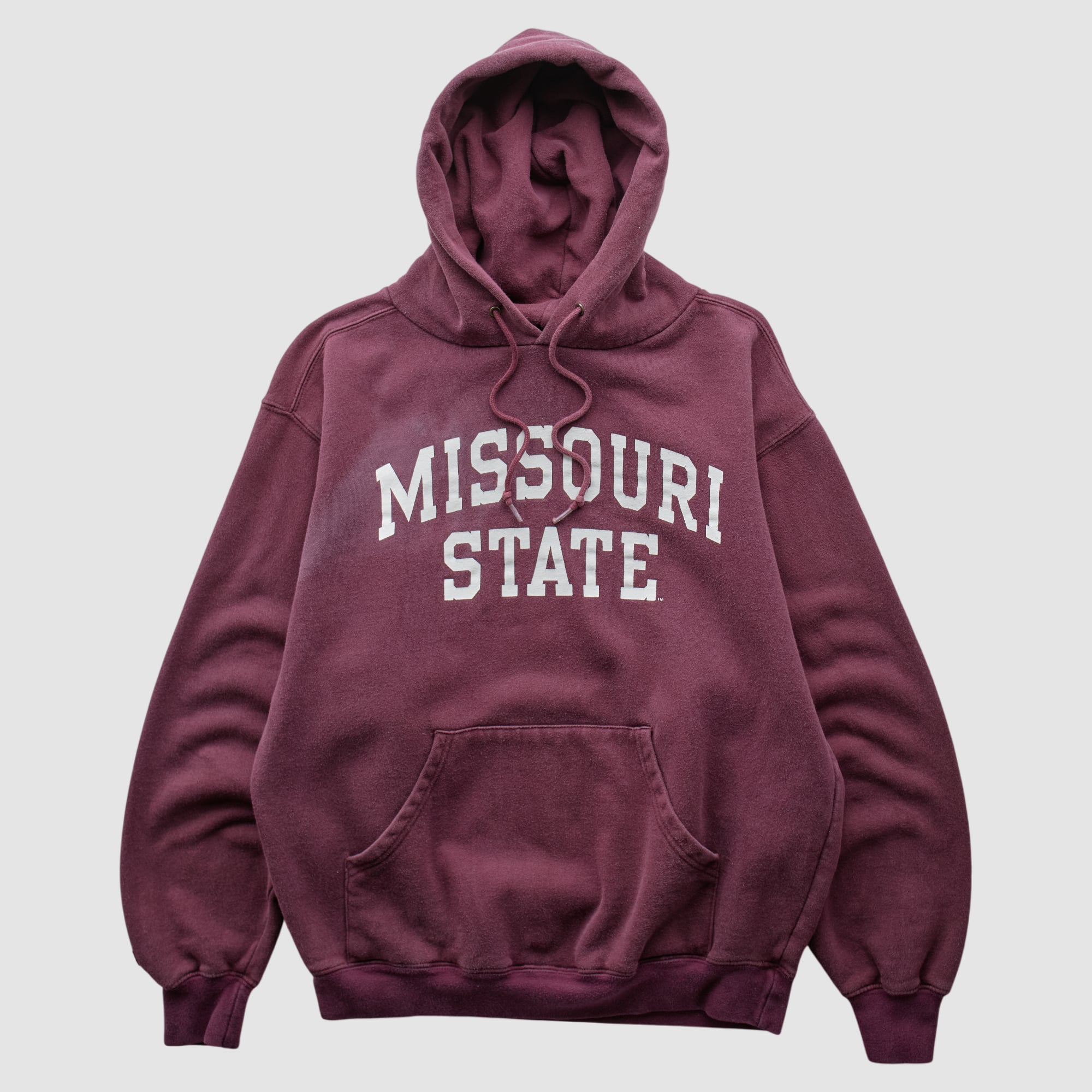 Missouri State University Bears Jansport 2000s Hooded Pullover Sweatshirt - Maroon - S