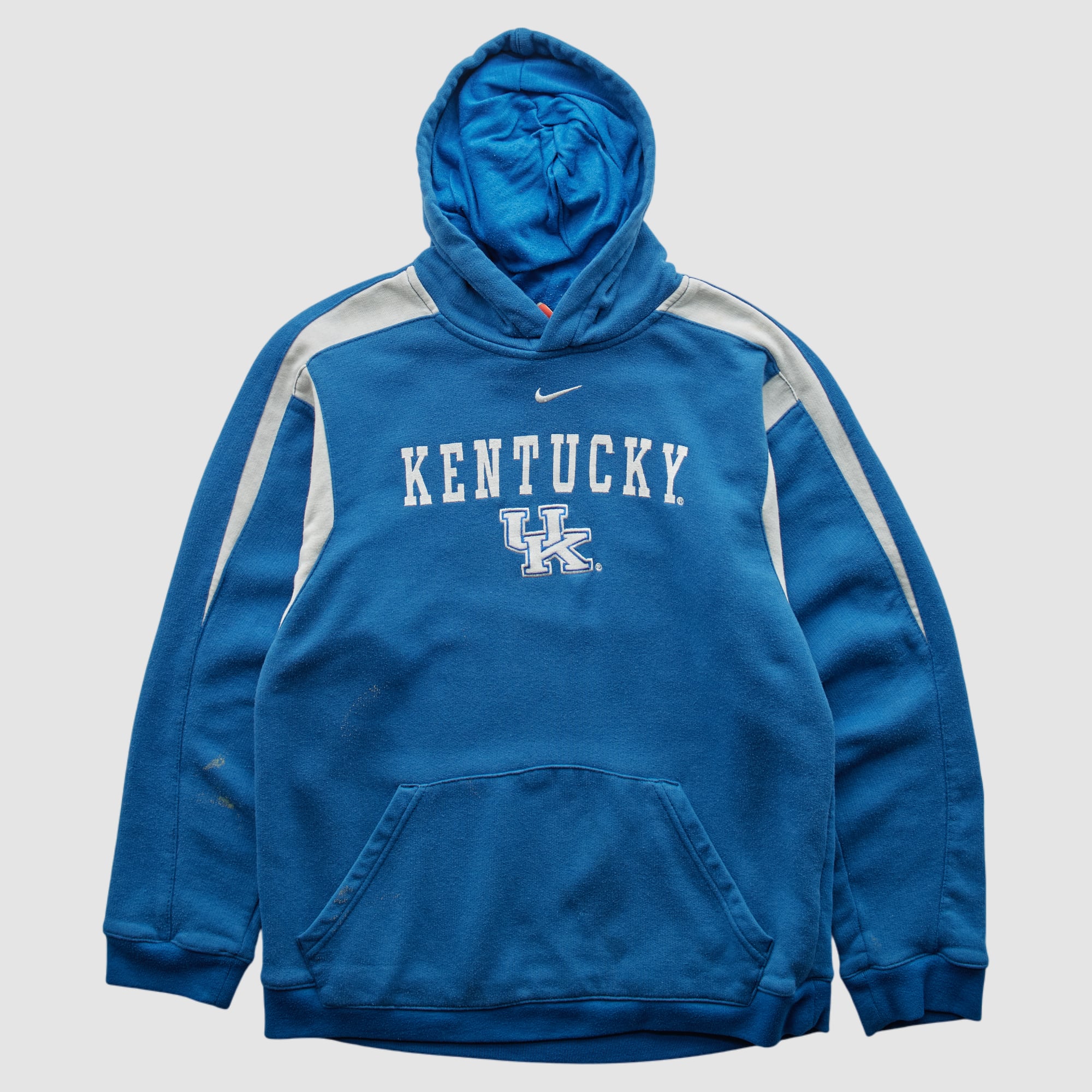 Kentucky Wildcats Nike 2000s Hooded Pullover Sweatshirt - Blue - XXS
