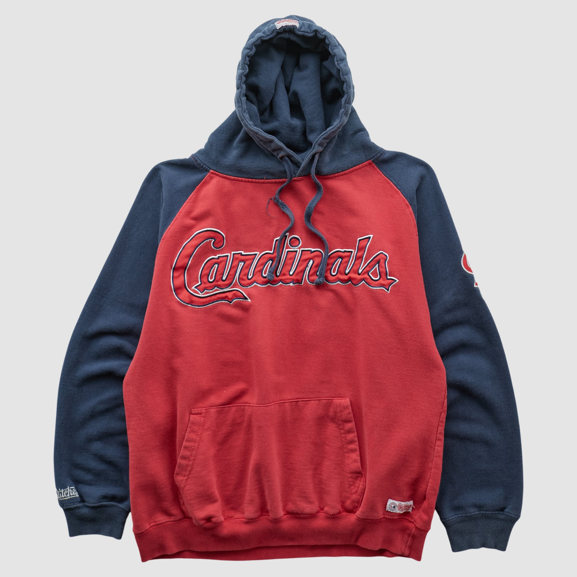 St. Louis Cardinals Stitches 2000s Hooded Pullover Sweatshirt - Red - S