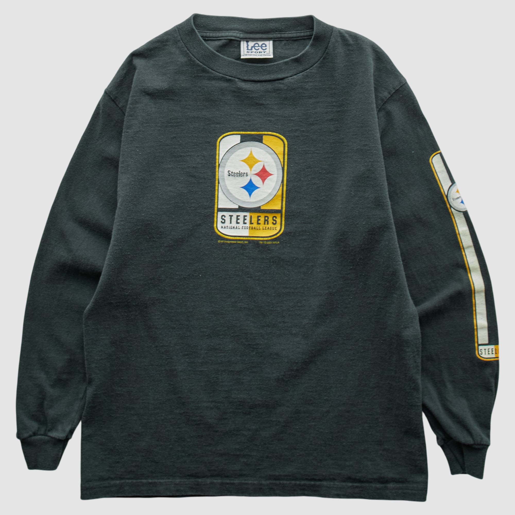 Pittsburgh Steelers Lee Apparel 2001 Long Sleeve T-shirt - Charcoal - XXS