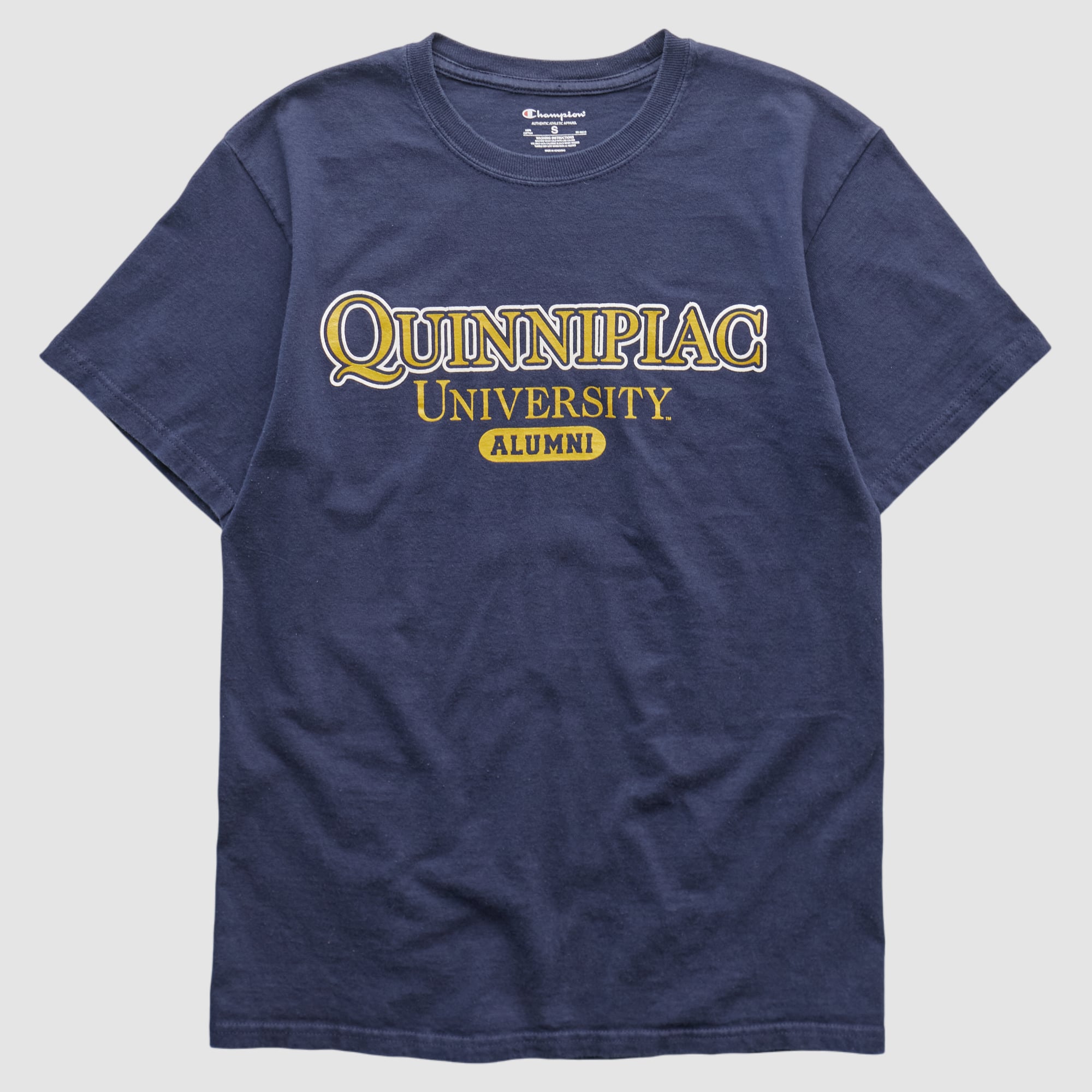 Quinnipiac Bobcats Champion 2010s T-shirt - Navy - S