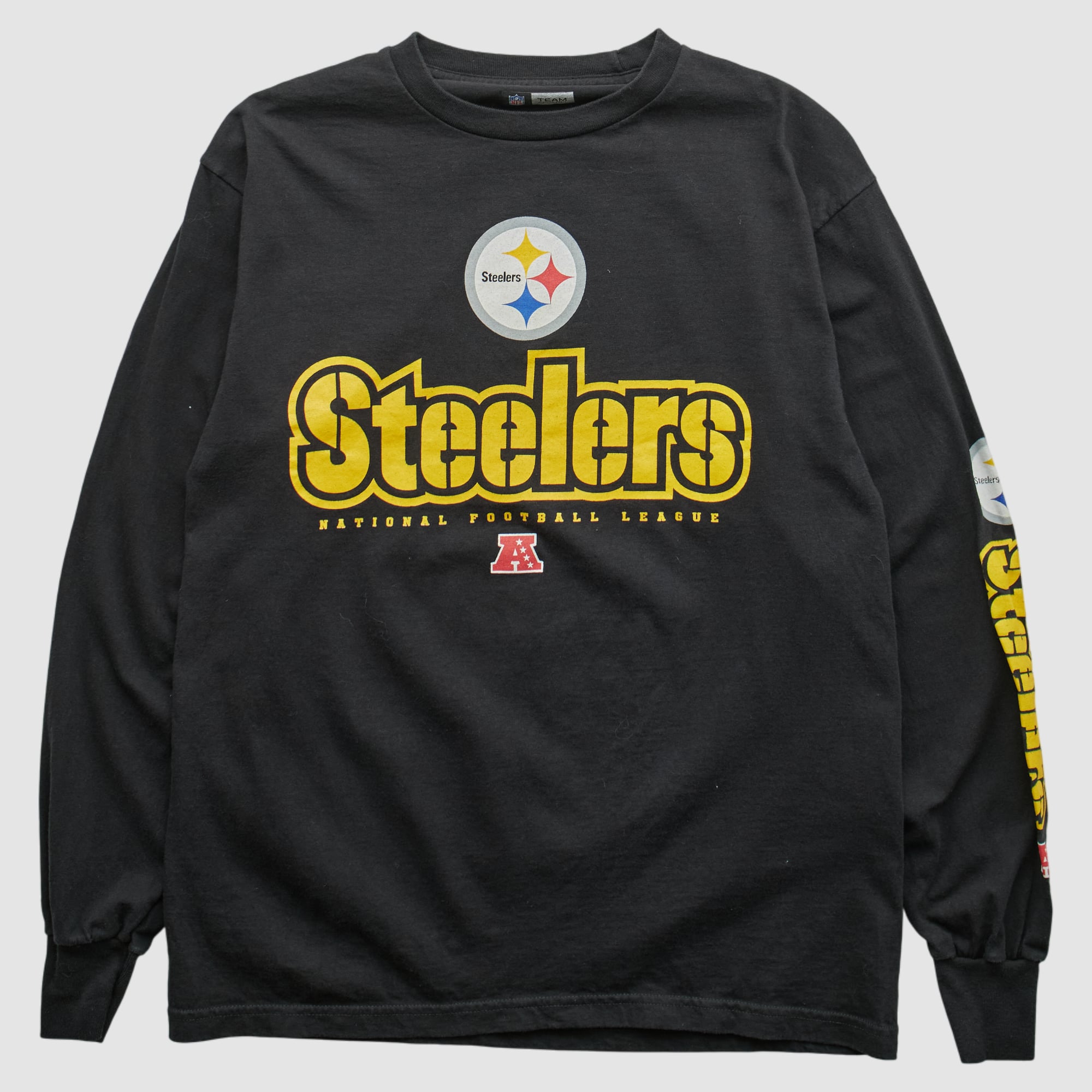 Pittsburgh Steelers NFL 2000s Long Sleeve T-shirt - Black - XS