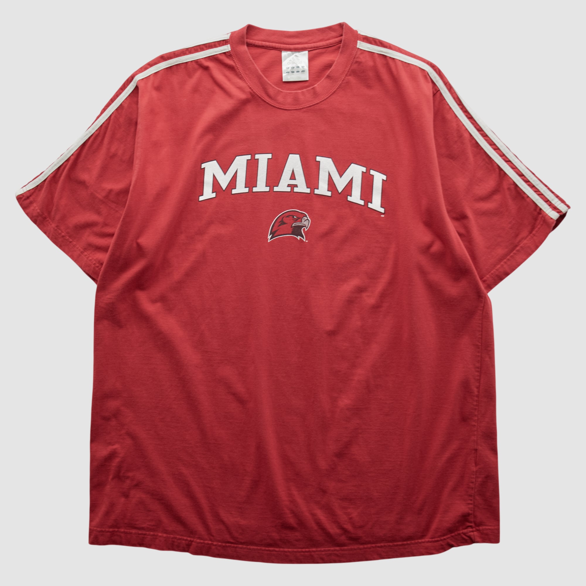 Miami University RedHawks Adidas 2000s T-shirt - Red - XL