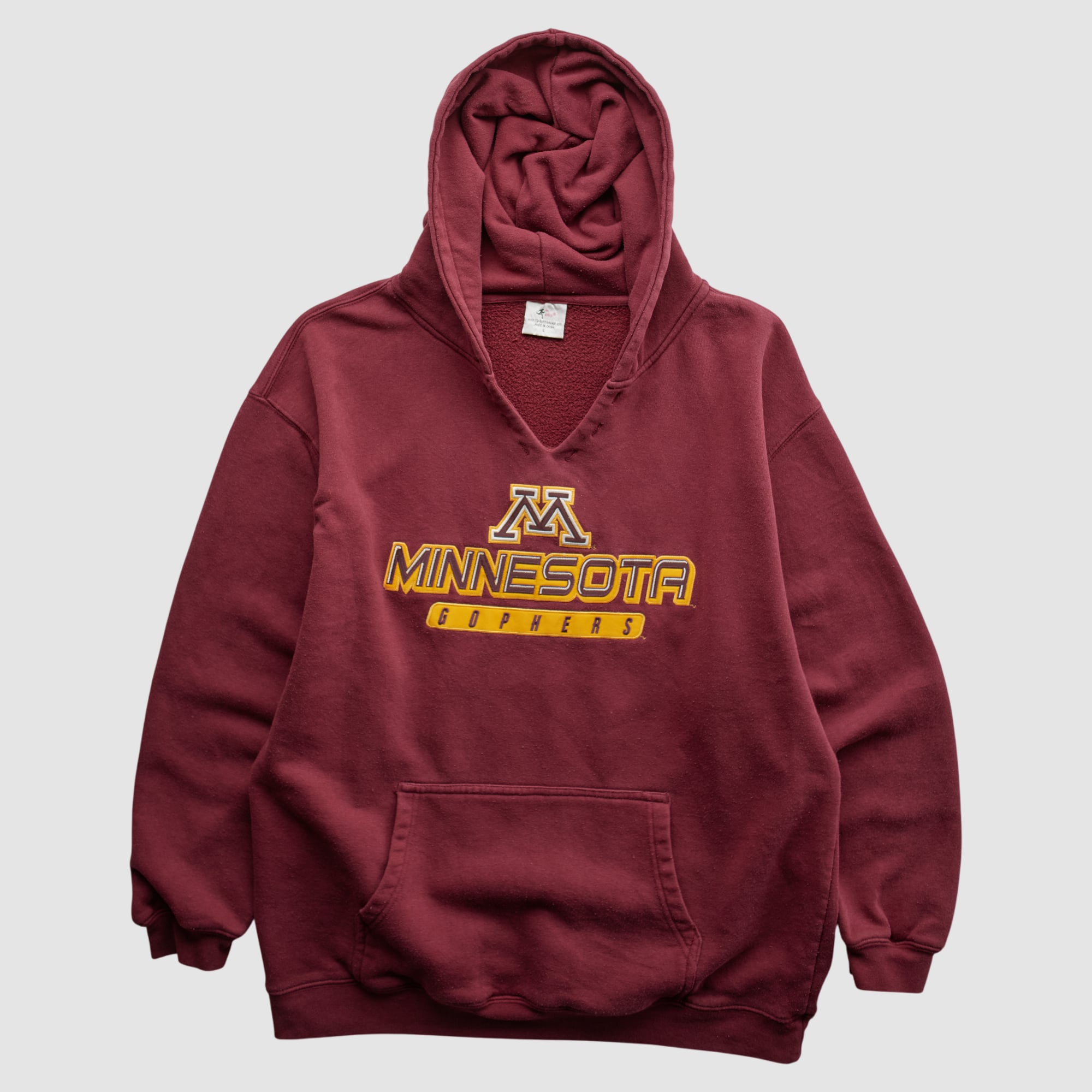 Minnesota Golden Gophers In Play 2000s Hooded Pullover Sweatshirt - Maroon - L