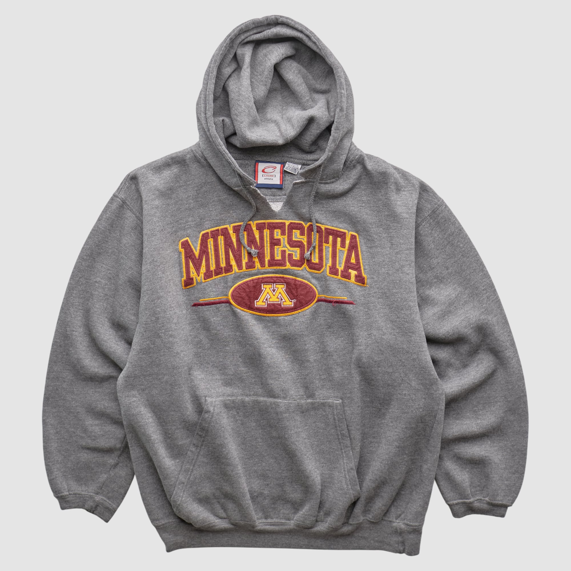 Minnesota Golden Gophers CADRE 2000s Hooded Pullover Sweatshirt - Heather Gray - S