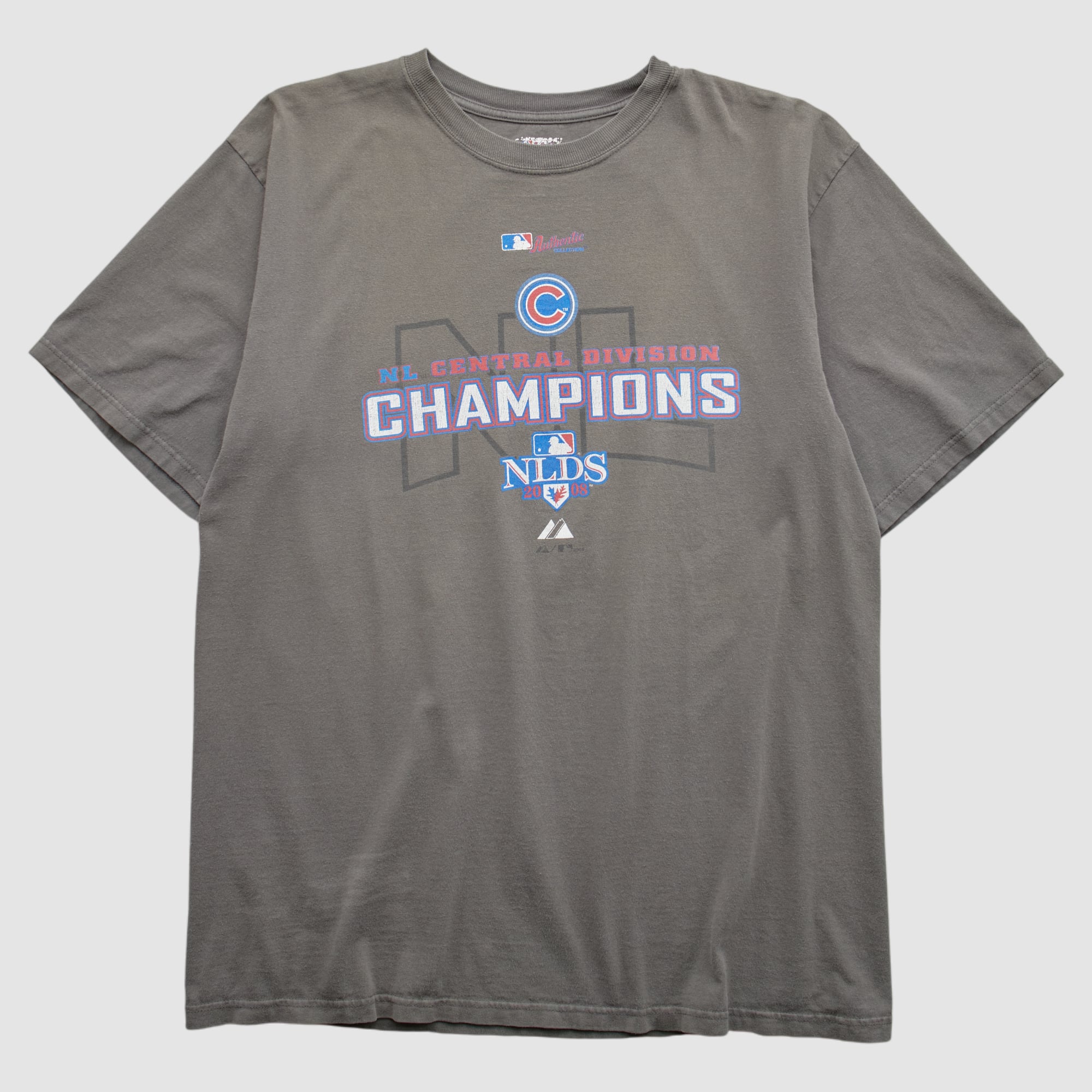 Chicago Cubs Majestic 2008 T-shirt - Charcoal - M