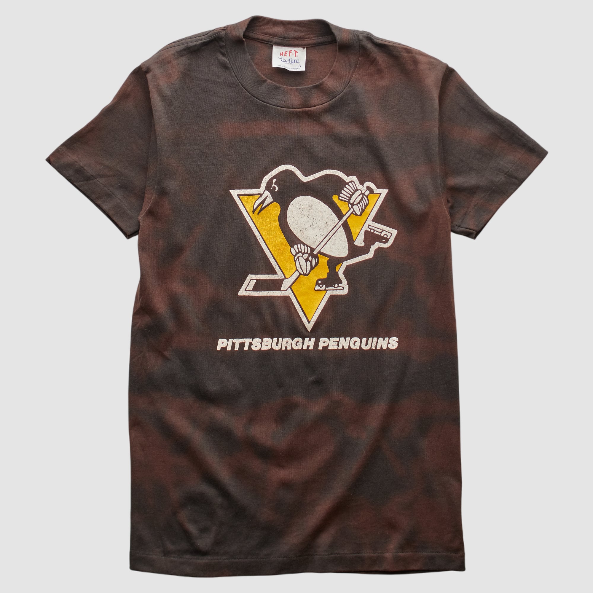 Pittsburgh Penguins Tee Jays 90s T-shirt - Brown - XXS