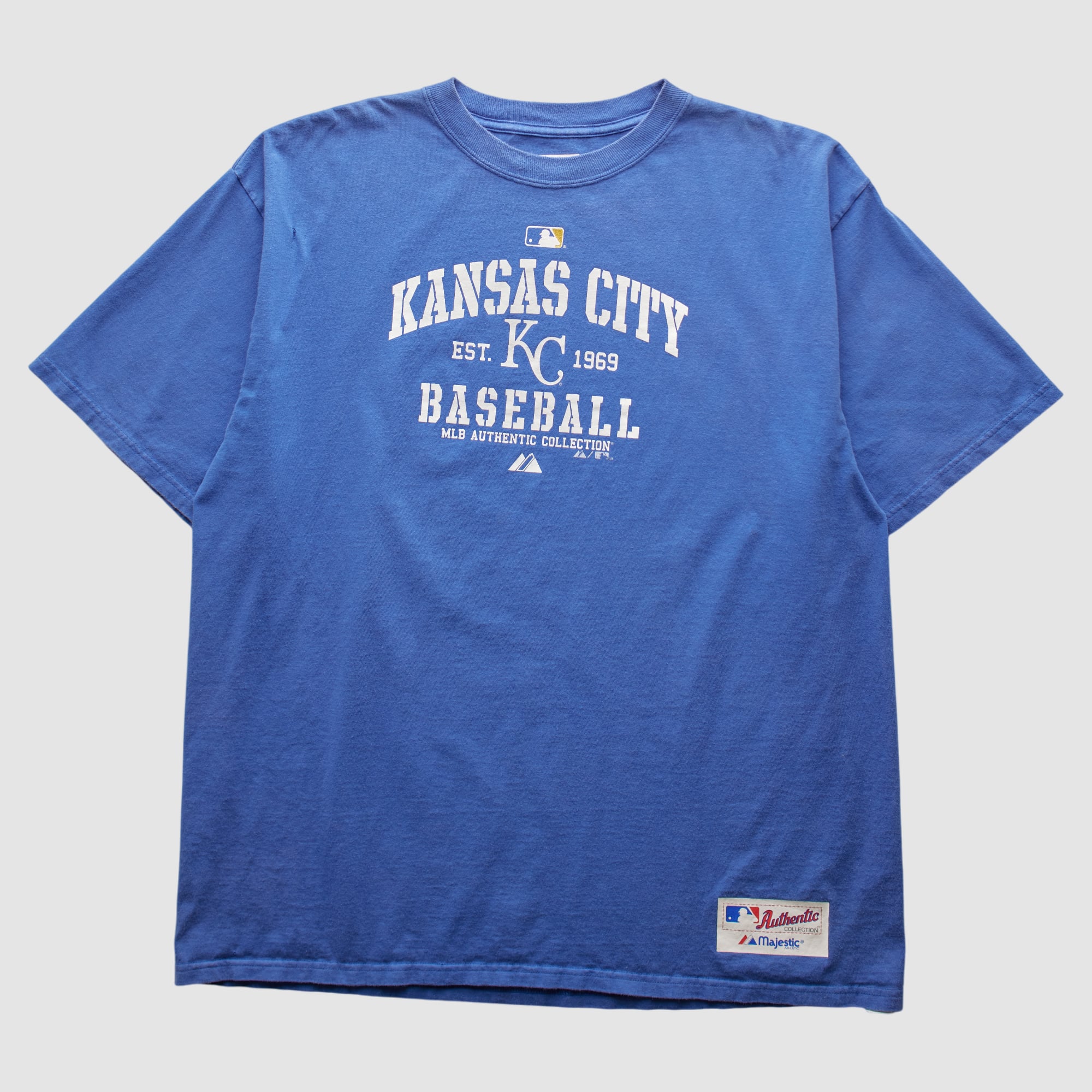 Kansas City Royals Majestic 2000s T-shirt - Blue - 2XL