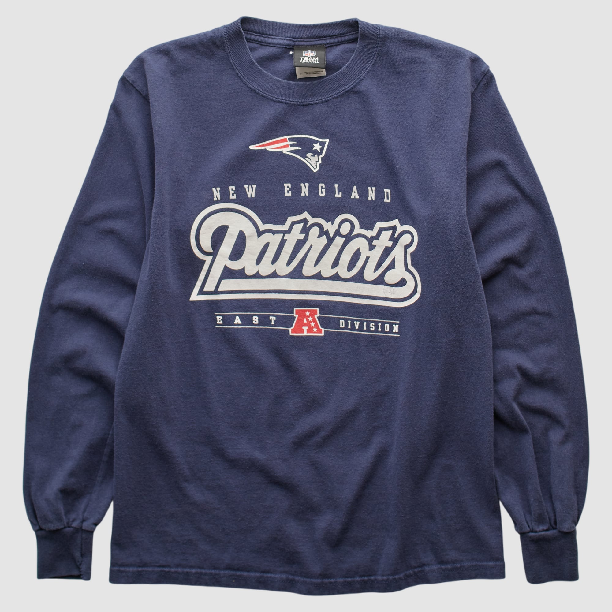 New England Patriots NFL 2010s Long Sleeve T-shirt - Navy - XS