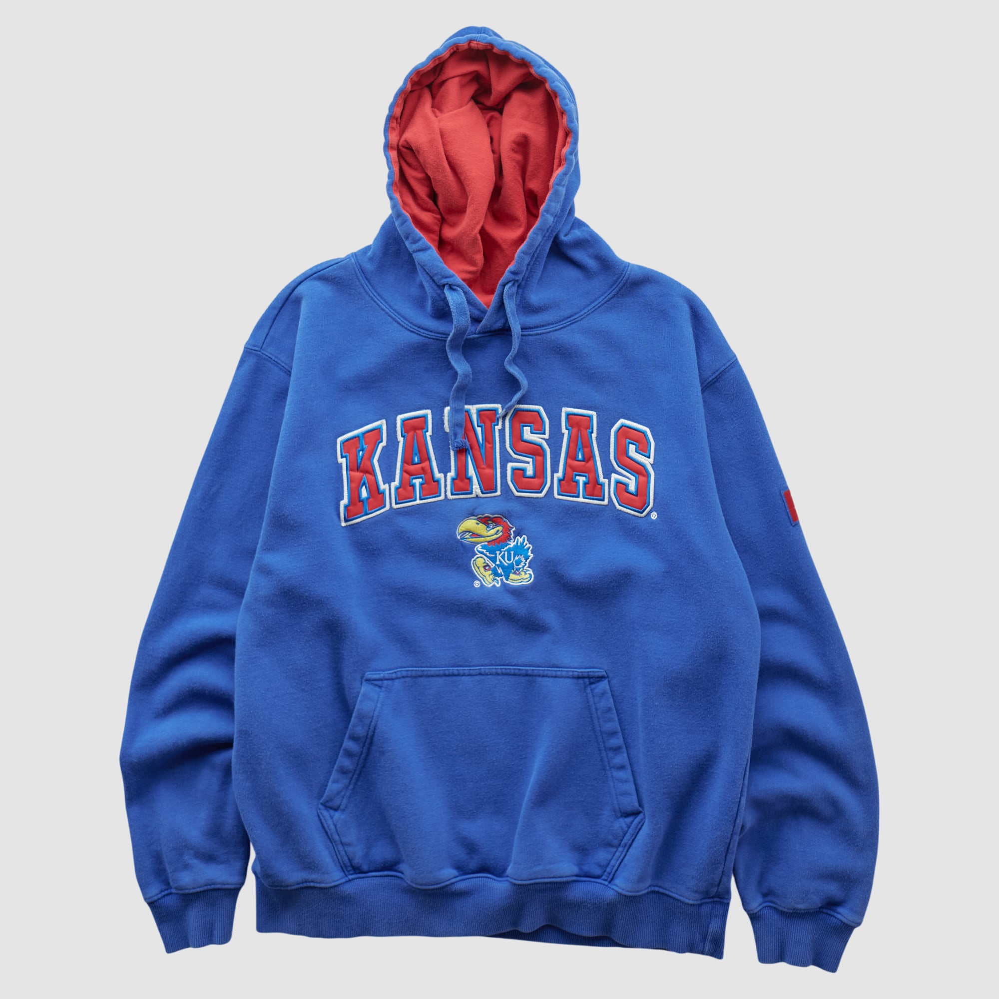 Kansas Jayhawks Colosseum 2010s Hooded Pullover Sweatshirt - Blue - S