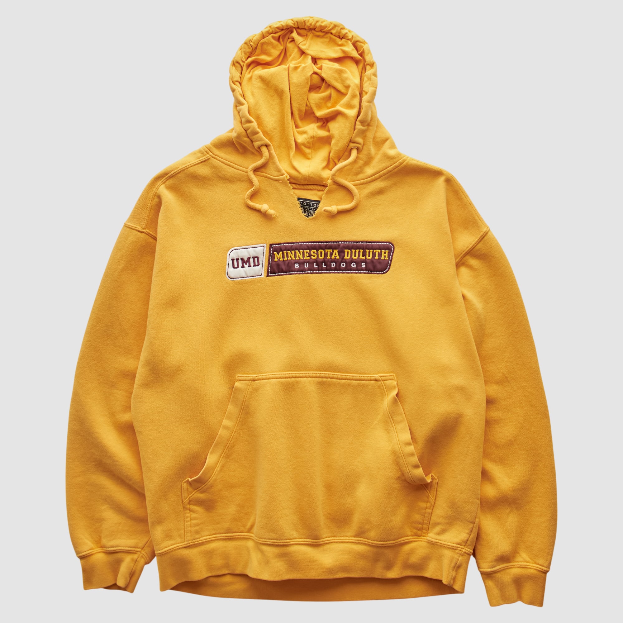 Minnesota Duluth Bulldogs Gear For Sports 2000s Hooded Sweatshirt - Yellow - S