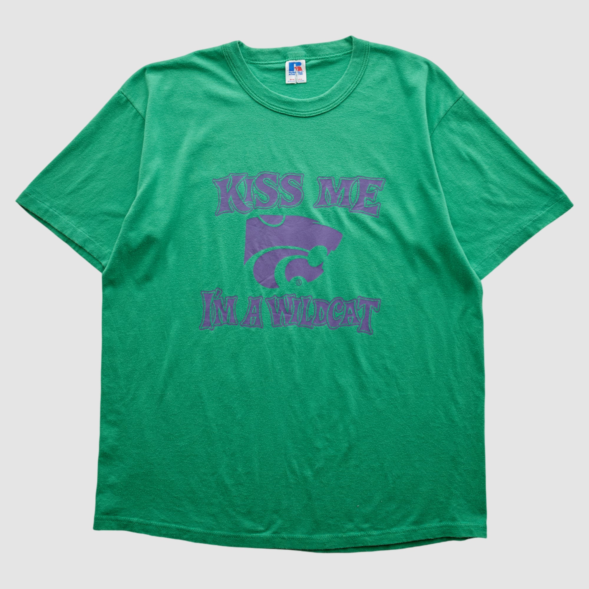 Kansas State Wildcats Russell 90s T-shirt - Green - M