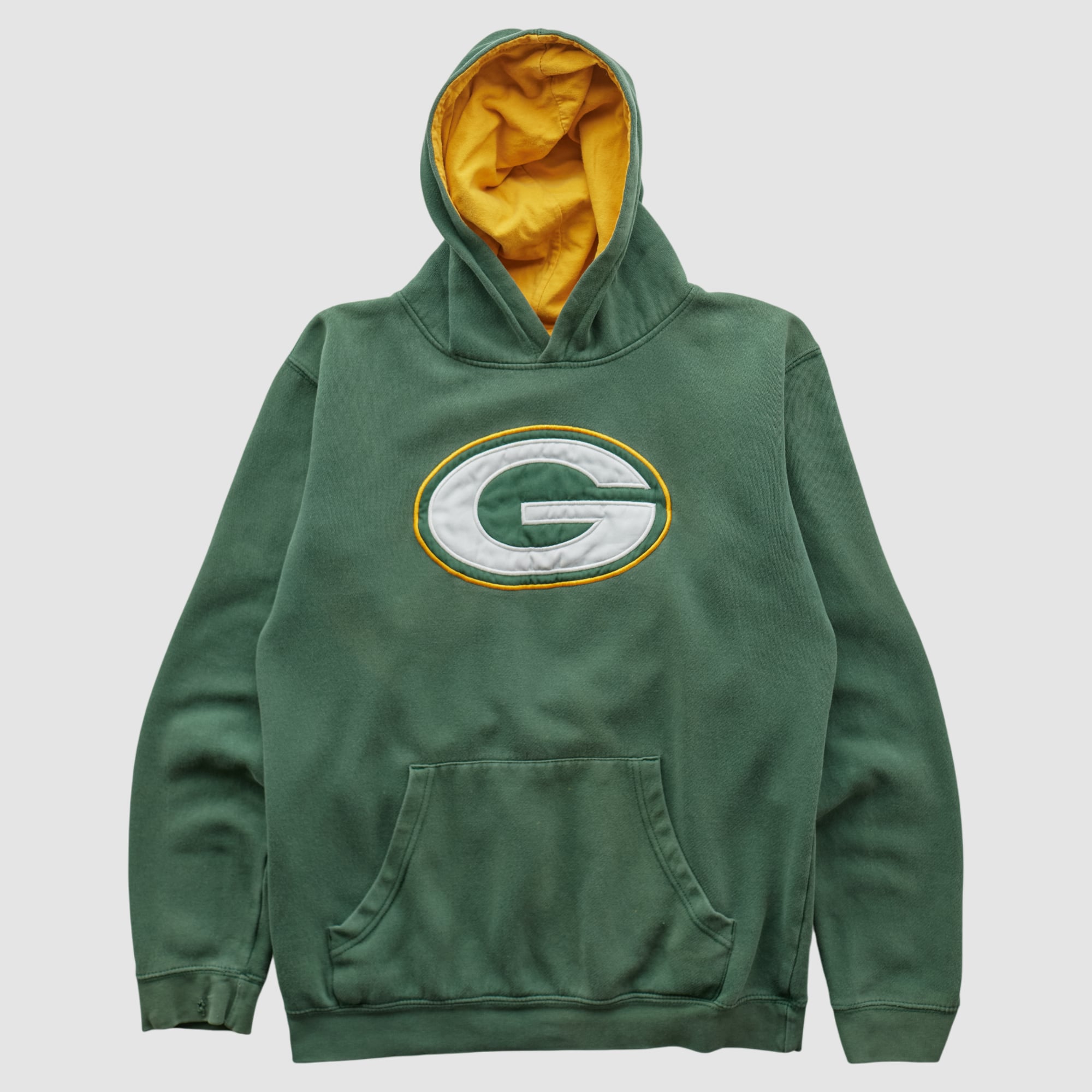 Green Bay Packers NFL 2000s Hooded Pullover Sweatshirt - Green - XS