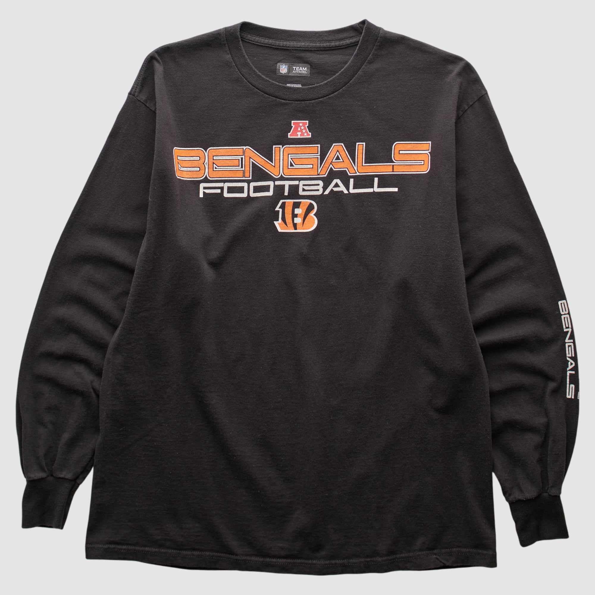 Cincinnati Bengals NFL 2000s Long Sleeve T-shirt - Black - M