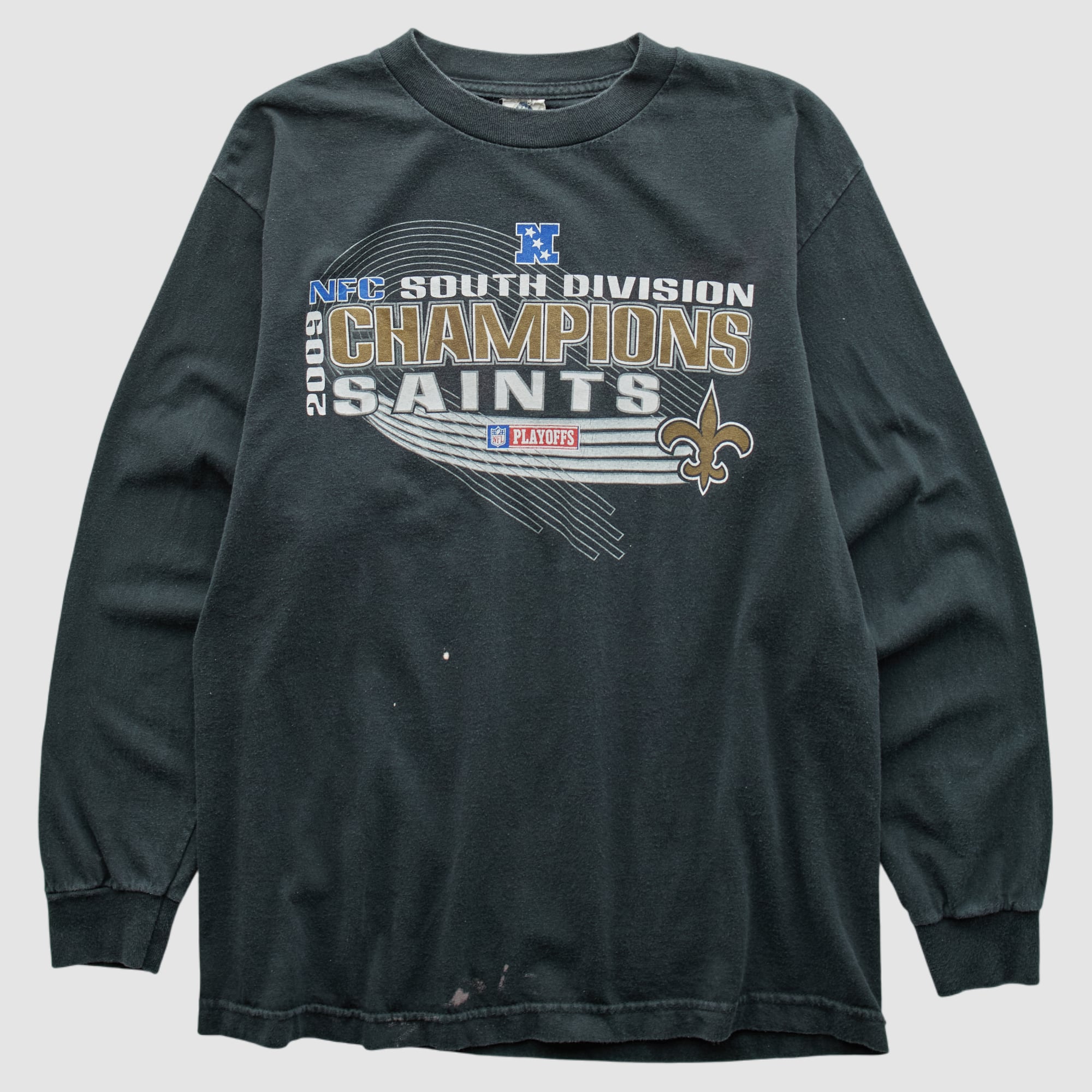 New Orleans Saints Alstyle Apparel 2009 Long Sleeve T-shirt - Black - S