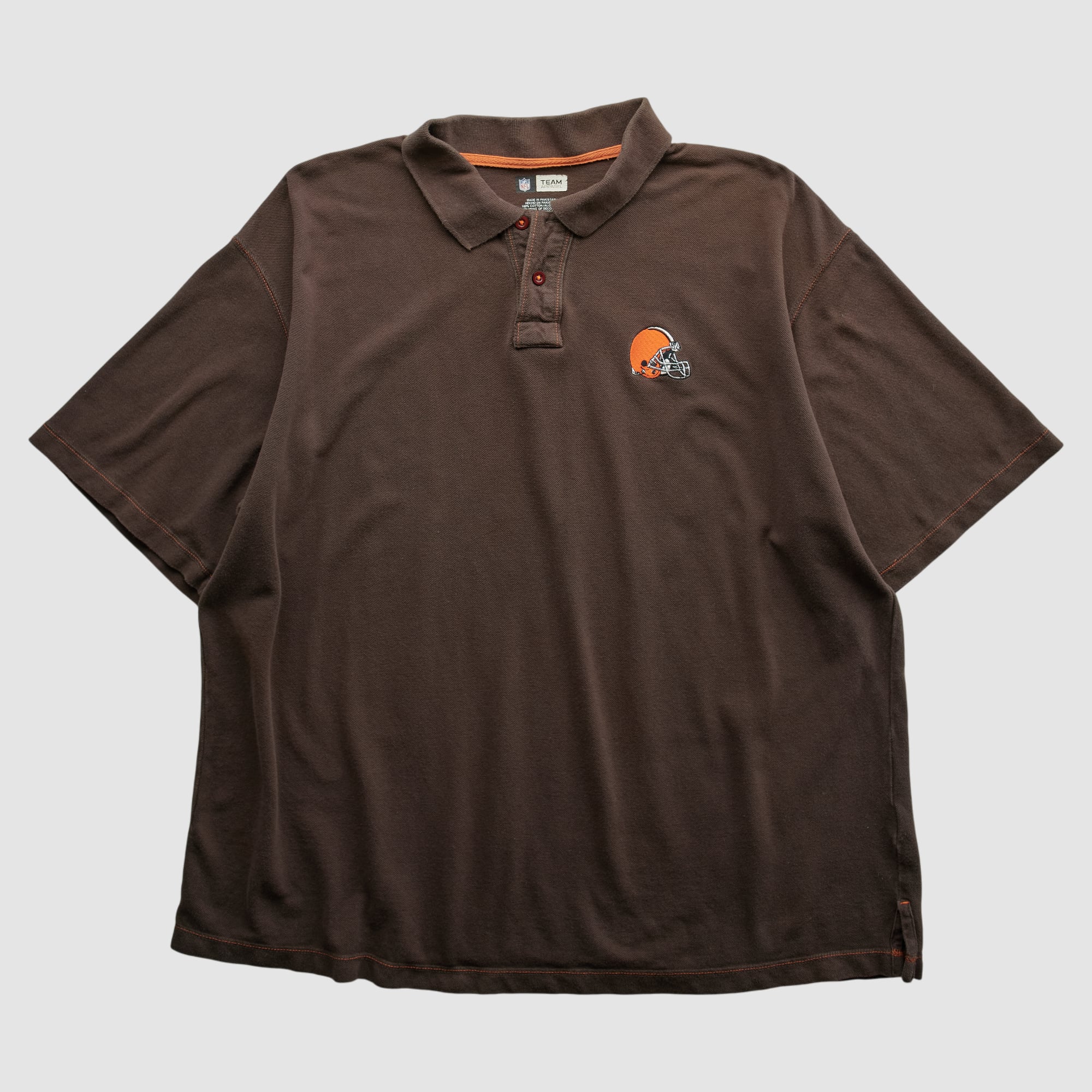 Cleveland Browns Team Edition Apparel 2000s Polo - Brown - 2XL