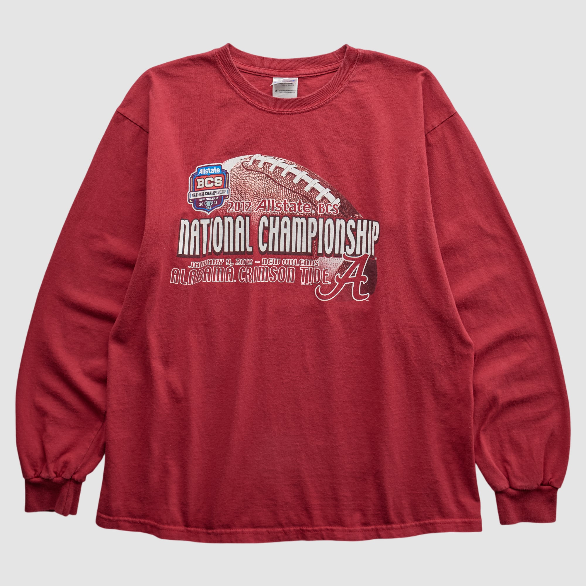 Alabama Crimson Tide Gildan 2012 Long Sleeve T-shirt - Maroon - S