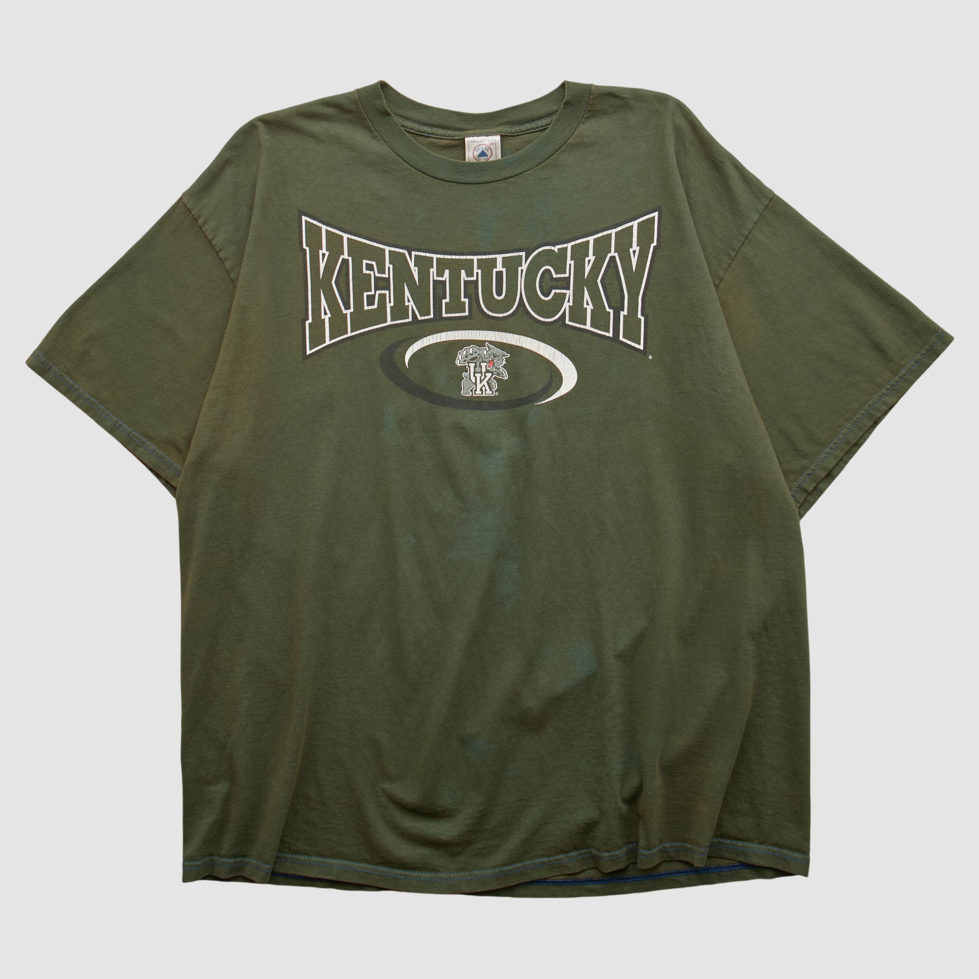 Kentucky Wildcats Delta 2000s T-shirt - Olive - XL