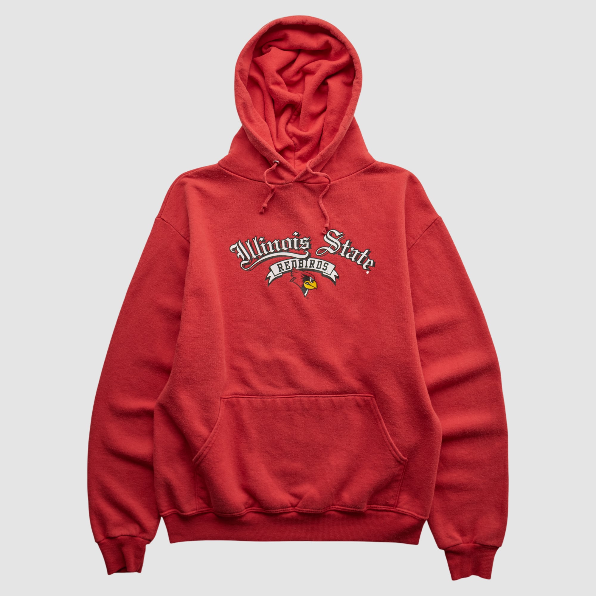 Illinois State Redbirds Jerzees 2000s Hooded Pullover Sweatshirt - Red - XS