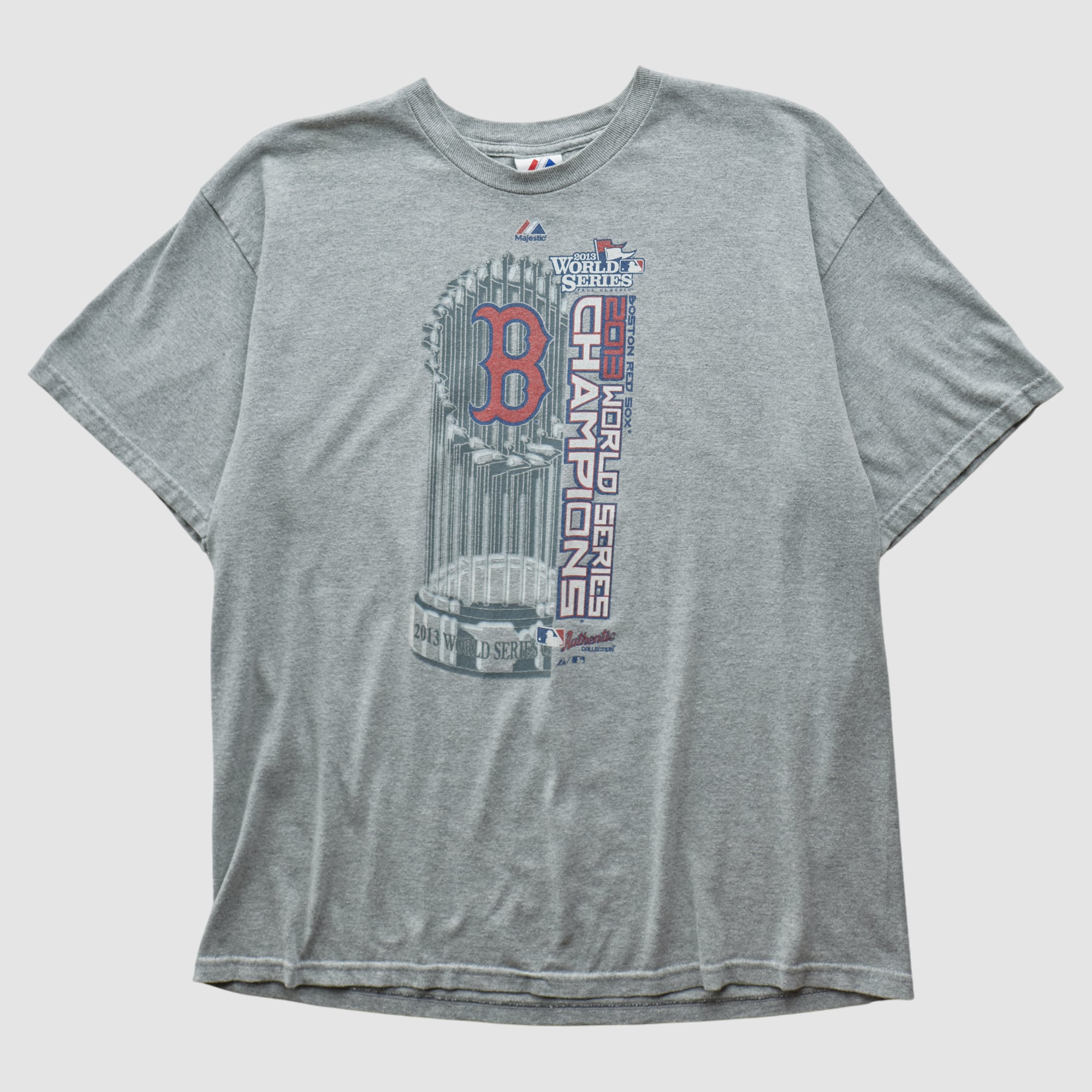 Boston Red Sox Majestic 2012 T-shirt - Heather Gray - M