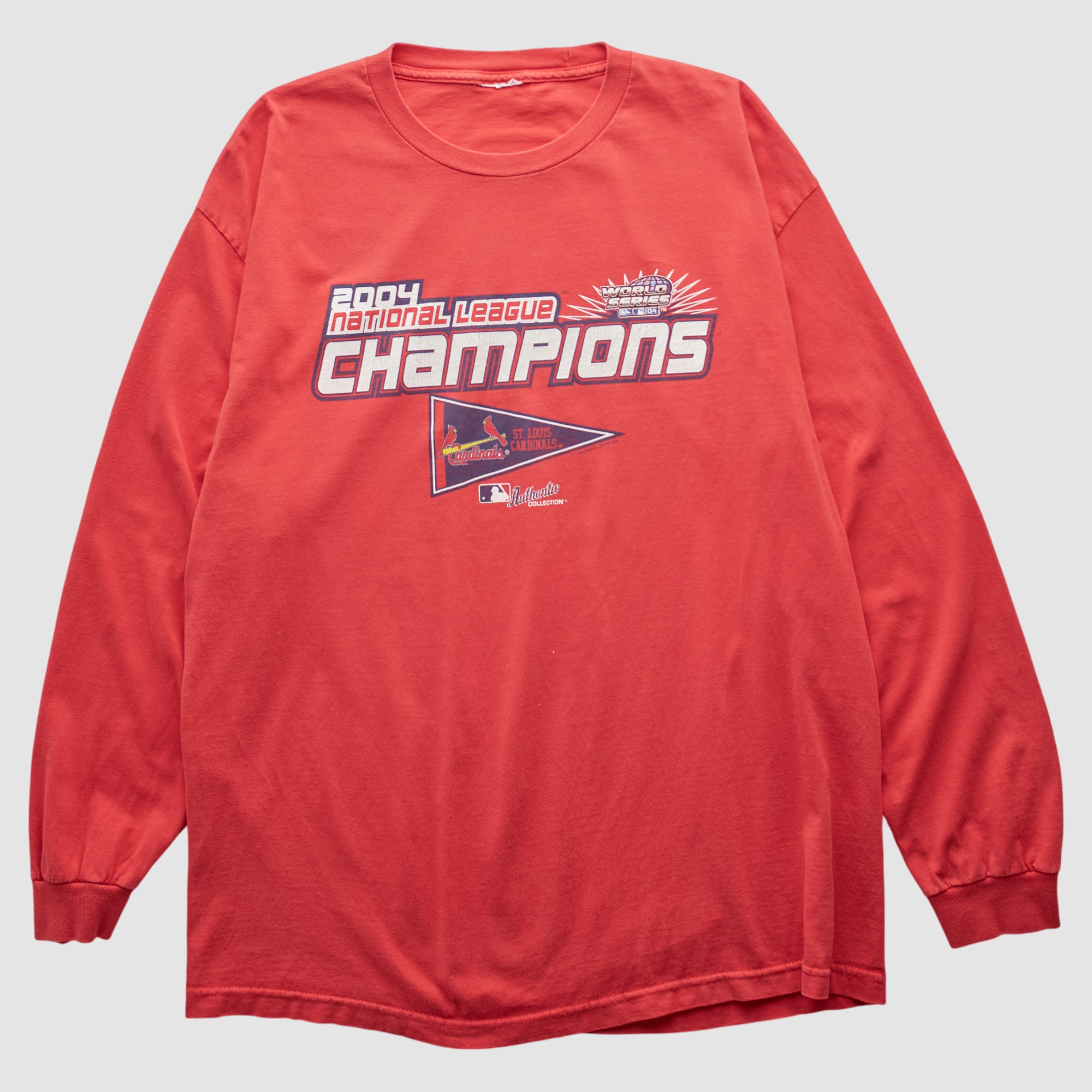 St. Louis Cardinals 2004 Long Sleeve T-shirt - Red - L