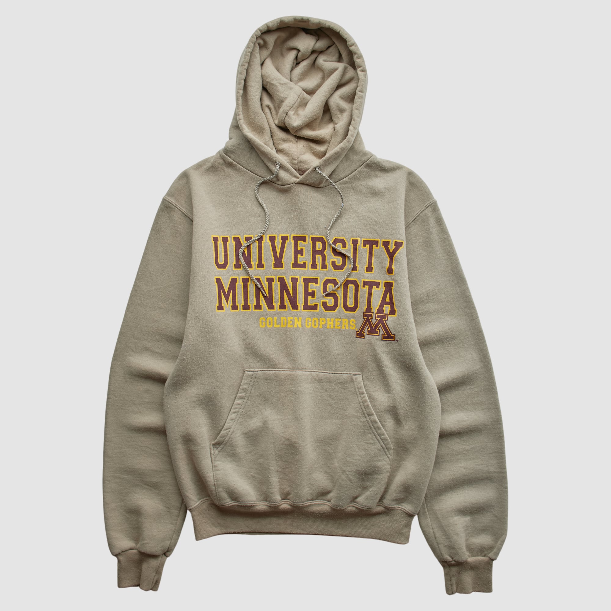 Minnesota Golden Gophers Champion 2000s Hooded Pullover Sweatshirt - Tan - XXS