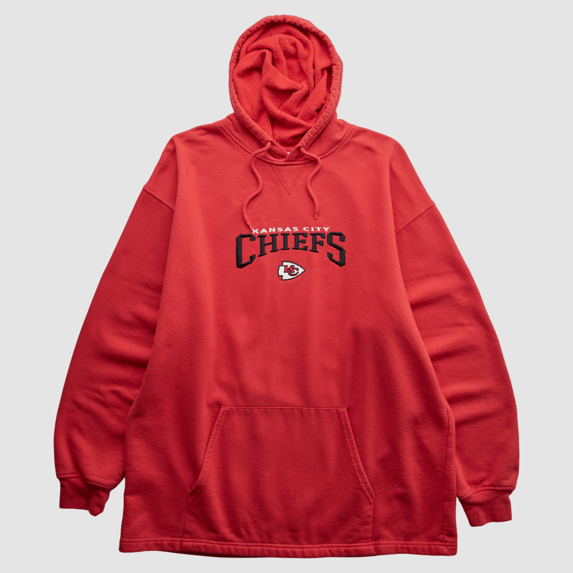 Kansas City Chiefs NFL 2000s Hooded Pullover Sweatshirt - Red - XL