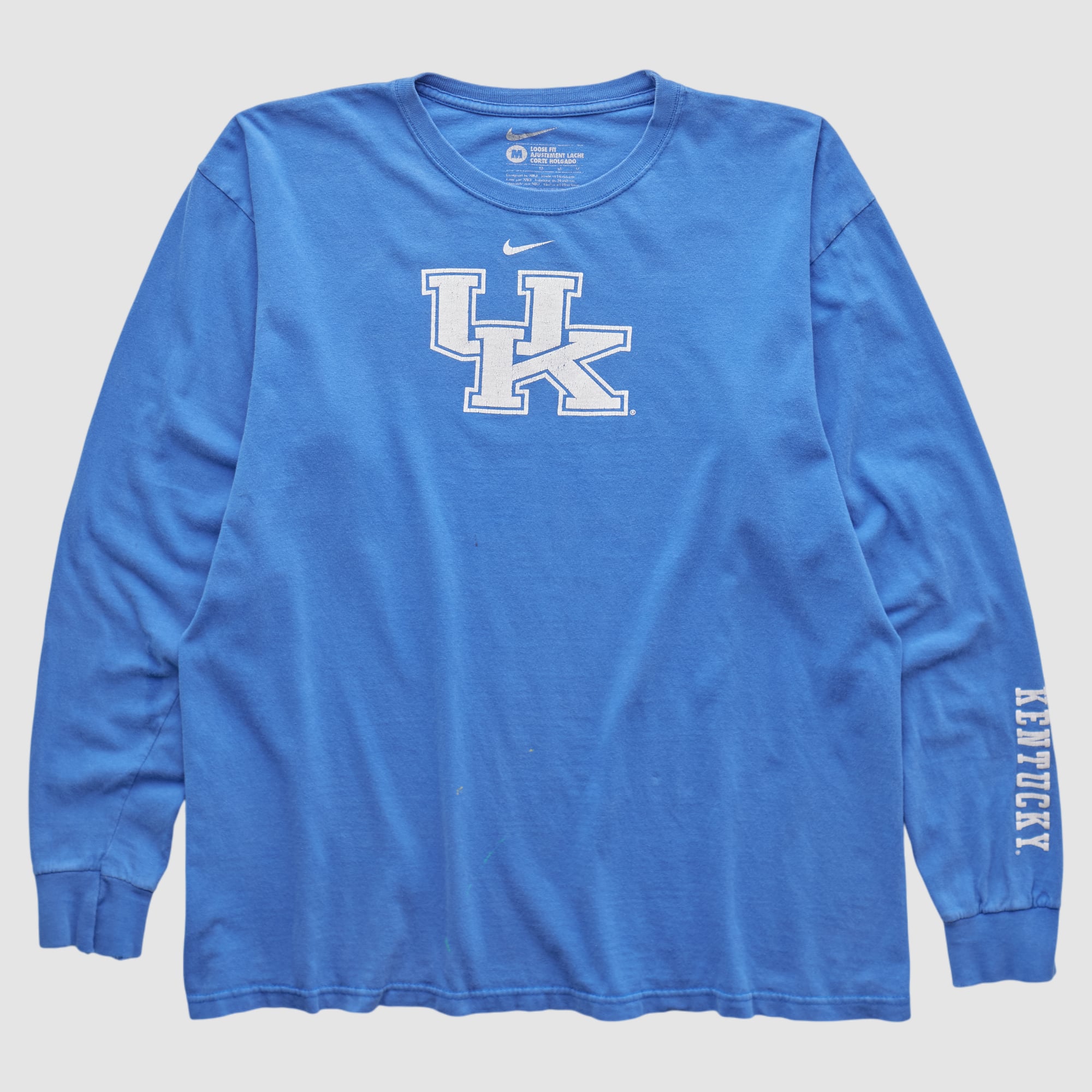 Kentucky Wildcats Nike 2000s Long Sleeve T-shirt - Blue - S