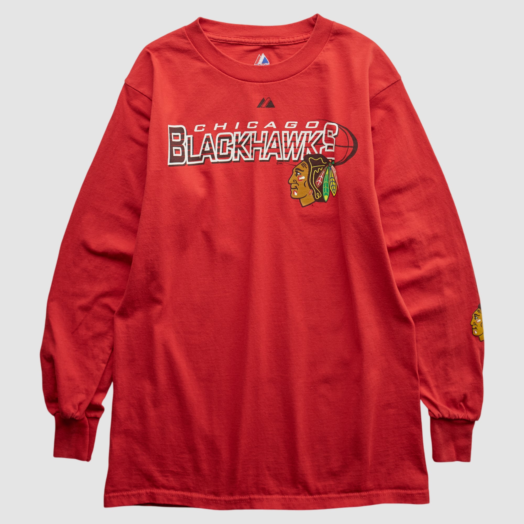 Chicago Blackhawks Majestic 2010s Long Sleeve T-shirt - Red - S