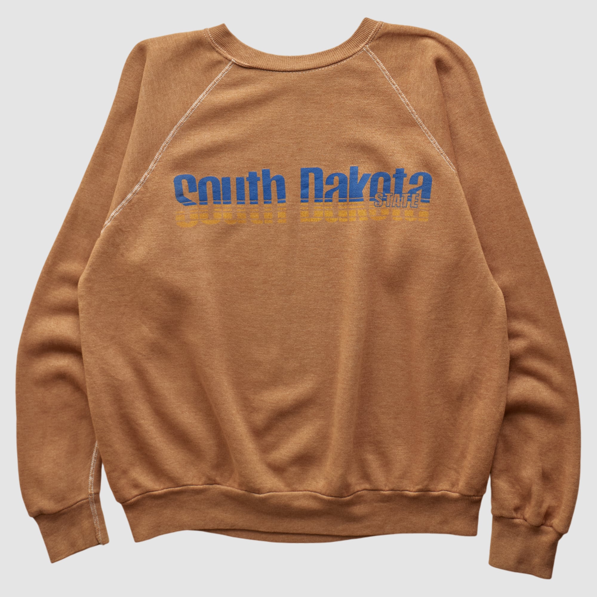 South Dakota State Jackrabbits 80s Pullover Sweatshirt - Tan - XS