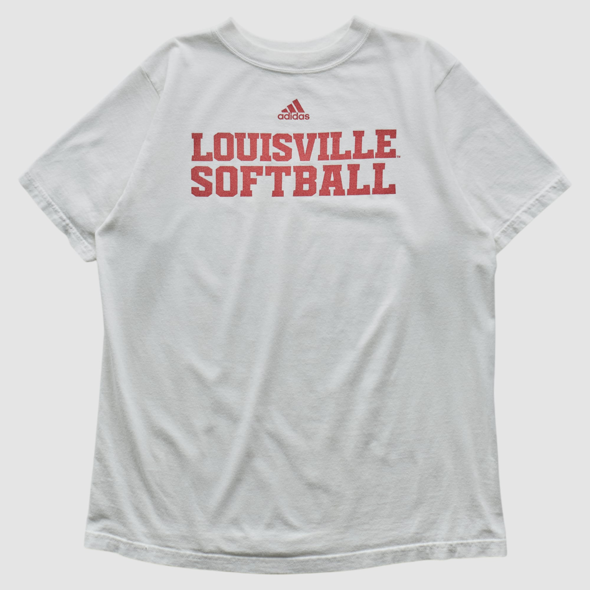 Louisville Cardinals Adidas 2010s T-shirt - White - XS