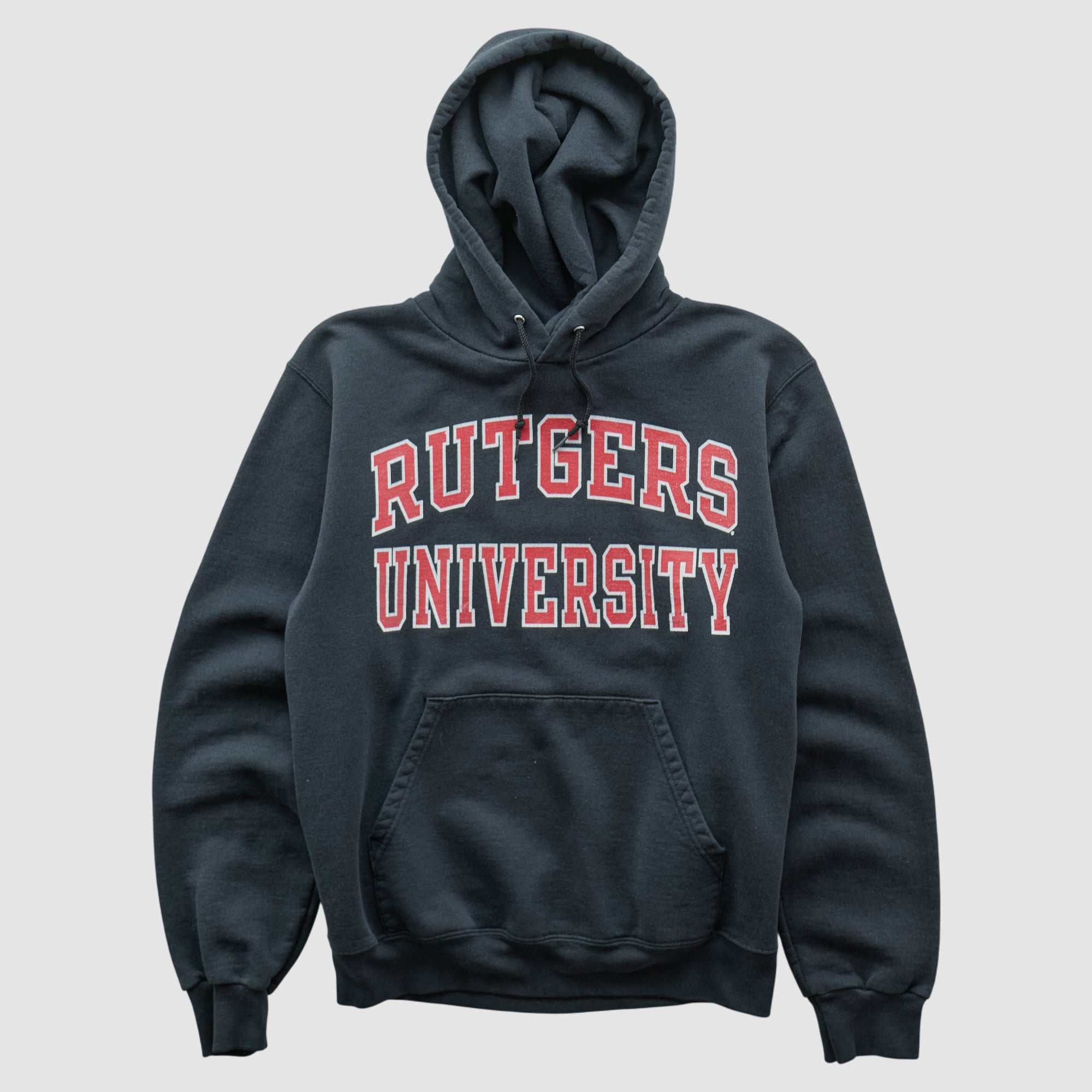 Rutgers Scarlet Knights Champion 2000s Hooded Pullover Sweatshirt - Navy - XXS