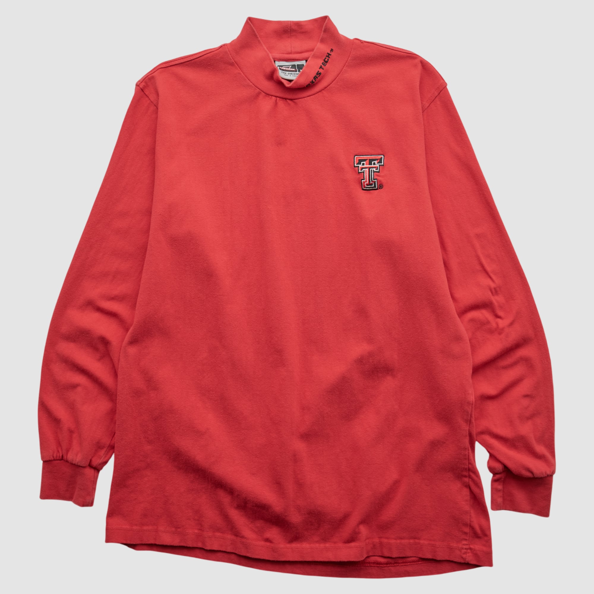 Texas Tech Red Raiders Colosseum 2000s Long Sleeve Top - Red - M