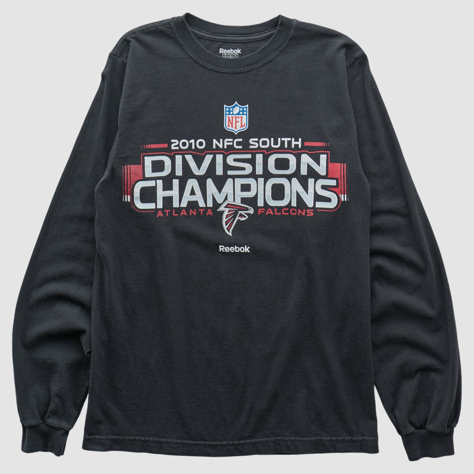 Atlanta Falcons Reebok 2010 Long Sleeve T-shirt - Black - S