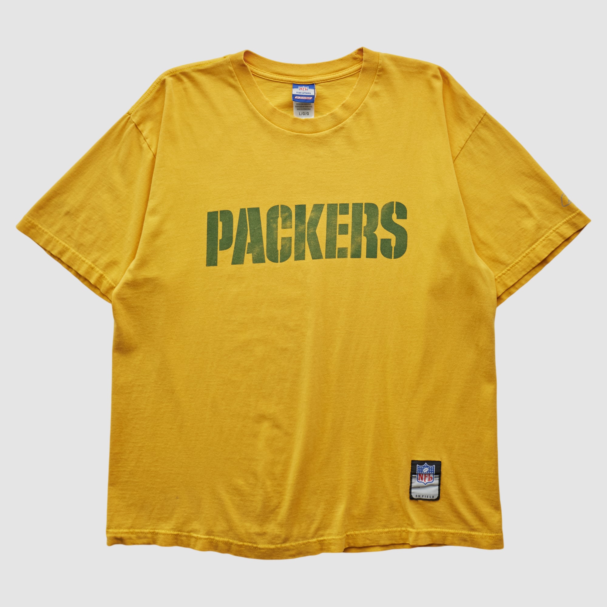 Green Bay Packers Reebok 2000s T-shirt - Yellow - M